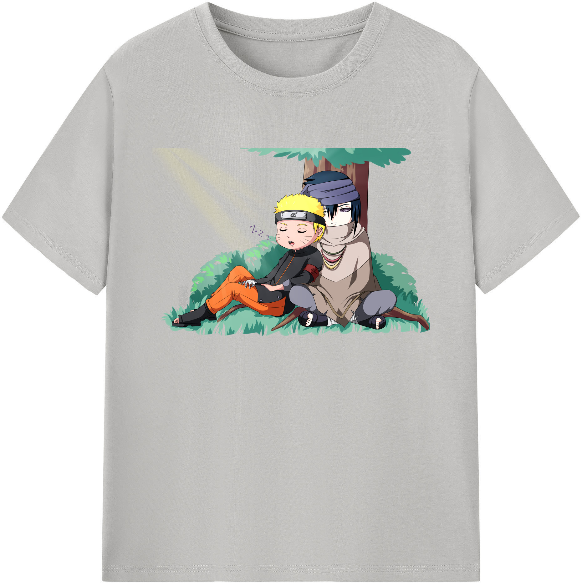 （画像用） NARUTO -ナルト- うずまき ナルト Uzumaki Naruto 綿100％ メンズ半袖Tシャツ｜肌触りやわらか＆通気性