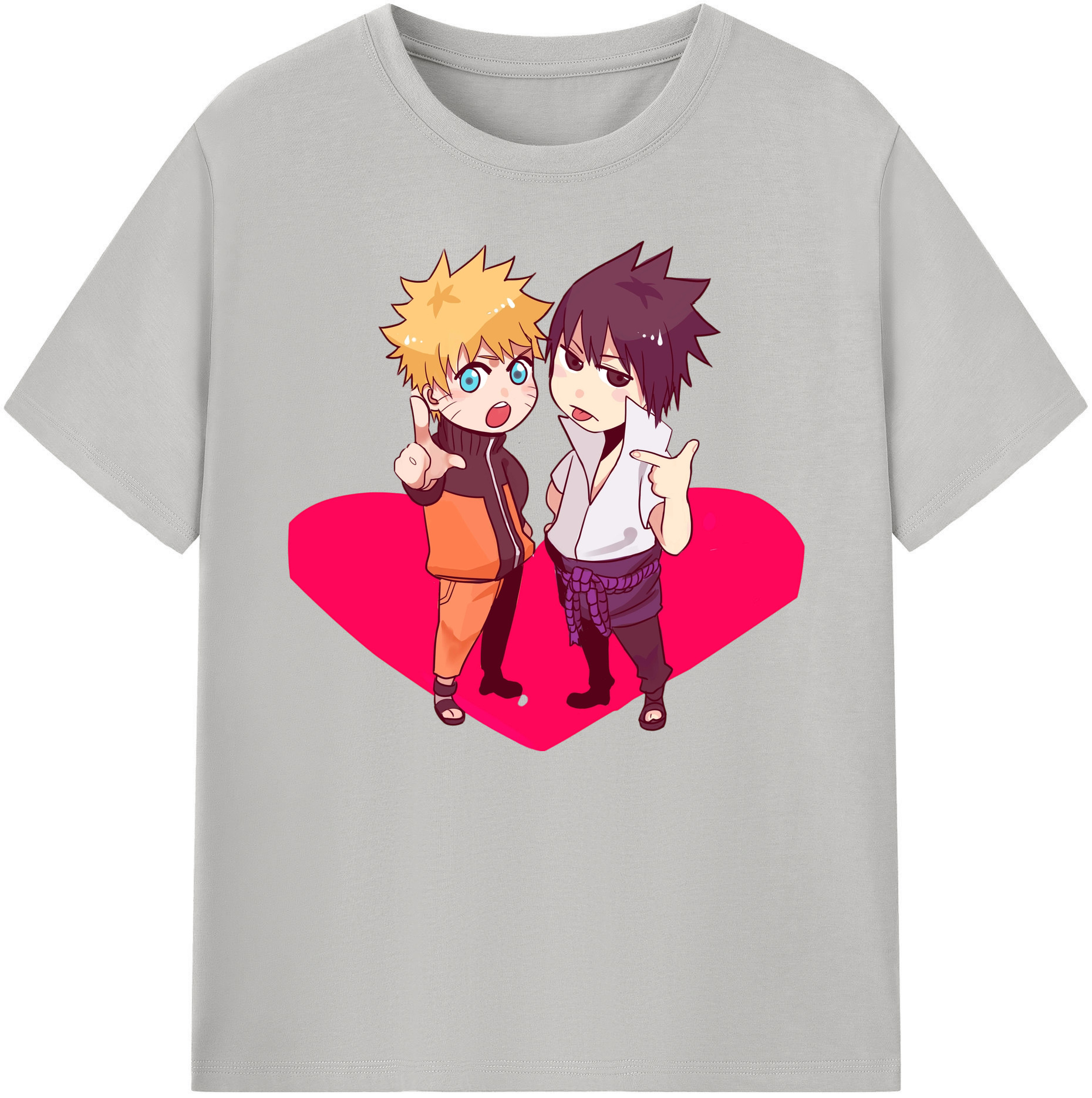 （画像用） NARUTO -ナルト- うずまき ナルト Uzumaki Naruto 綿100％ メンズ半袖Tシャツ｜肌触りやわらか＆通気性