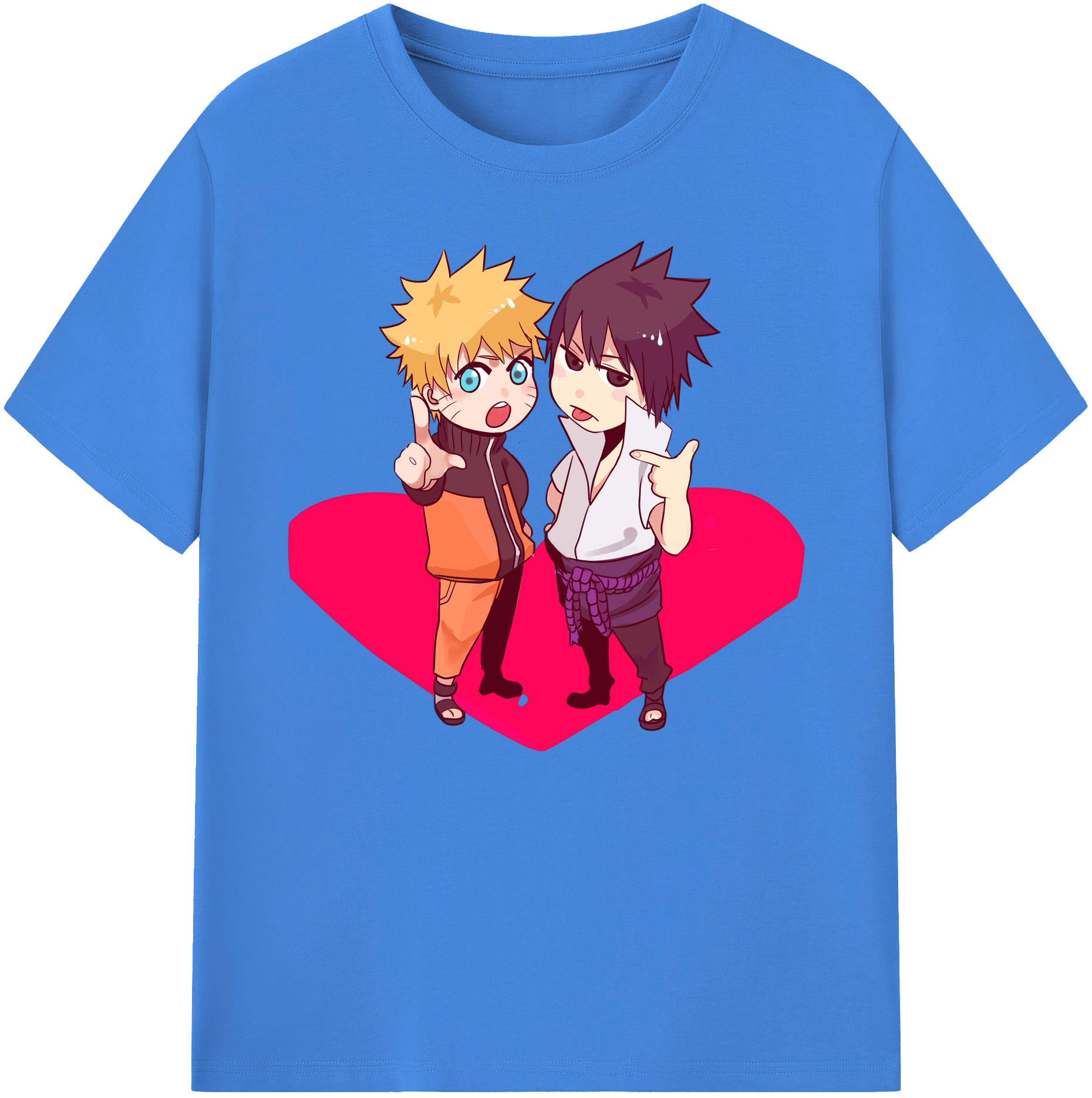 （画像用） NARUTO -ナルト- うずまき ナルト Uzumaki Naruto 綿100％ メンズ半袖Tシャツ｜肌触りやわらか＆通気性