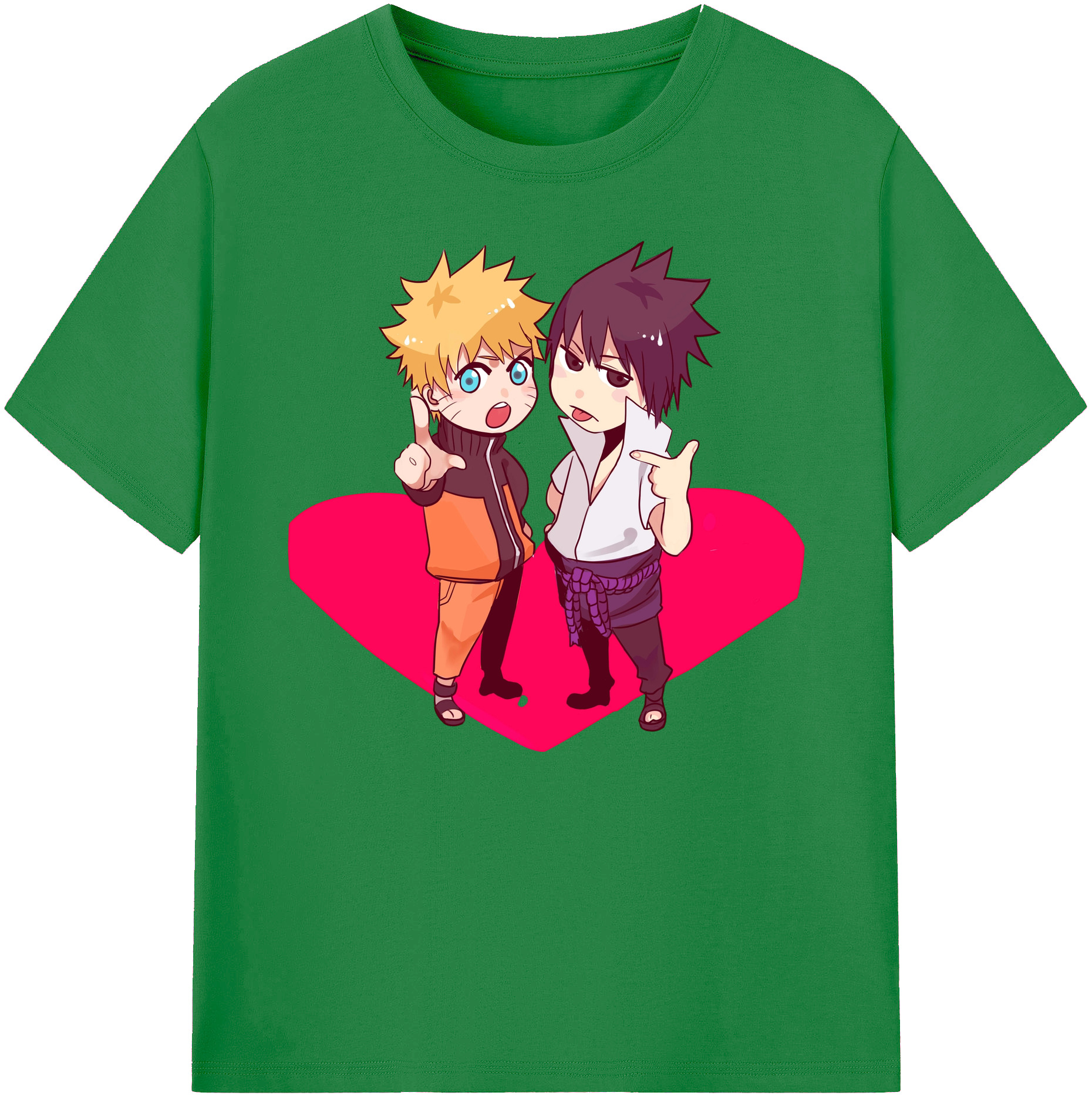 （画像用） NARUTO -ナルト- うずまき ナルト Uzumaki Naruto 綿100％ メンズ半袖Tシャツ｜肌触りやわらか＆通気性