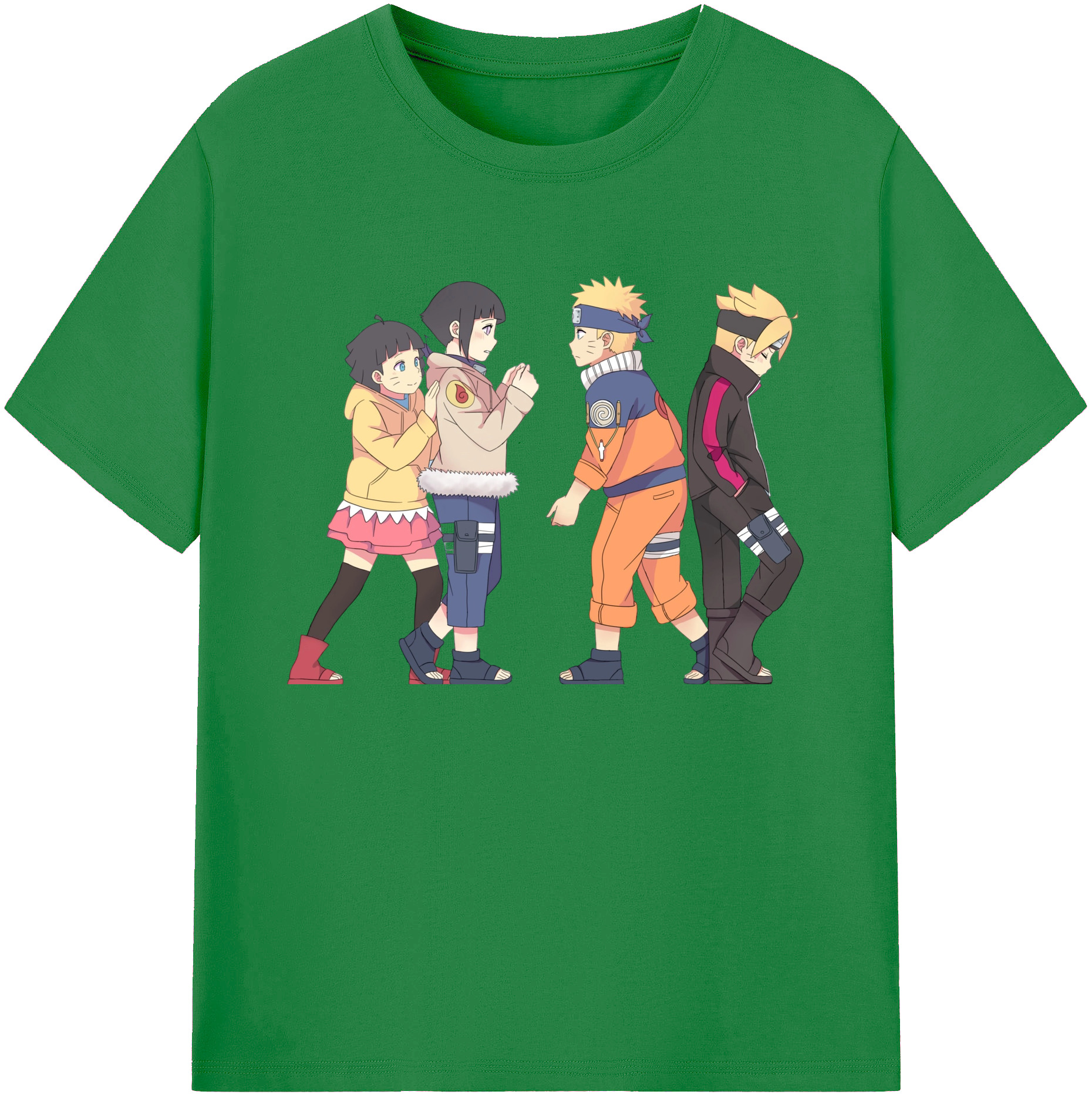 （画像用） NARUTO -ナルト- うずまき ナルト Uzumaki Naruto 綿100％ メンズ半袖Tシャツ｜肌触りやわらか＆通気性