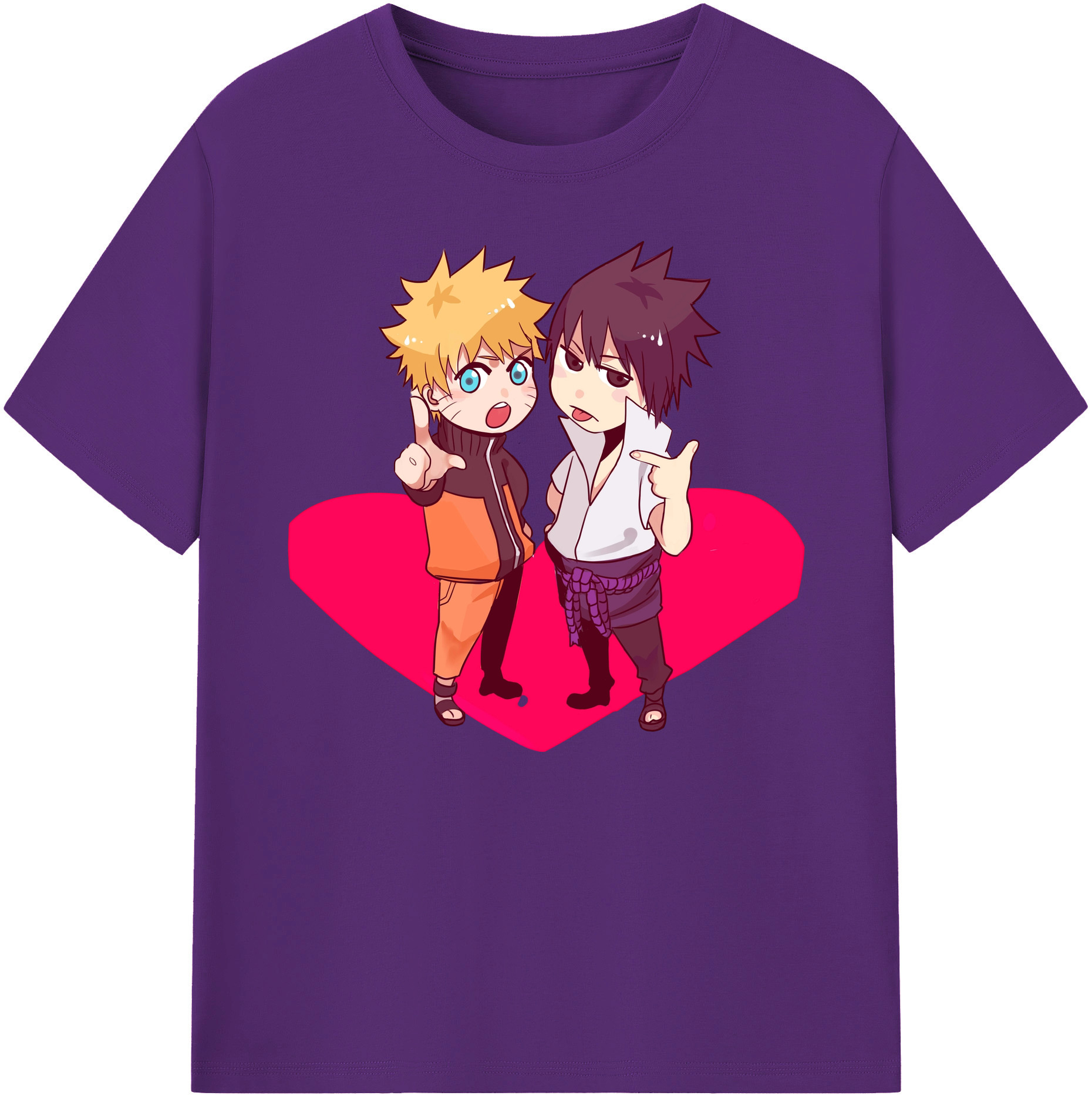 （画像用） NARUTO -ナルト- うずまき ナルト Uzumaki Naruto 綿100％ メンズ半袖Tシャツ｜肌触りやわらか＆通気性