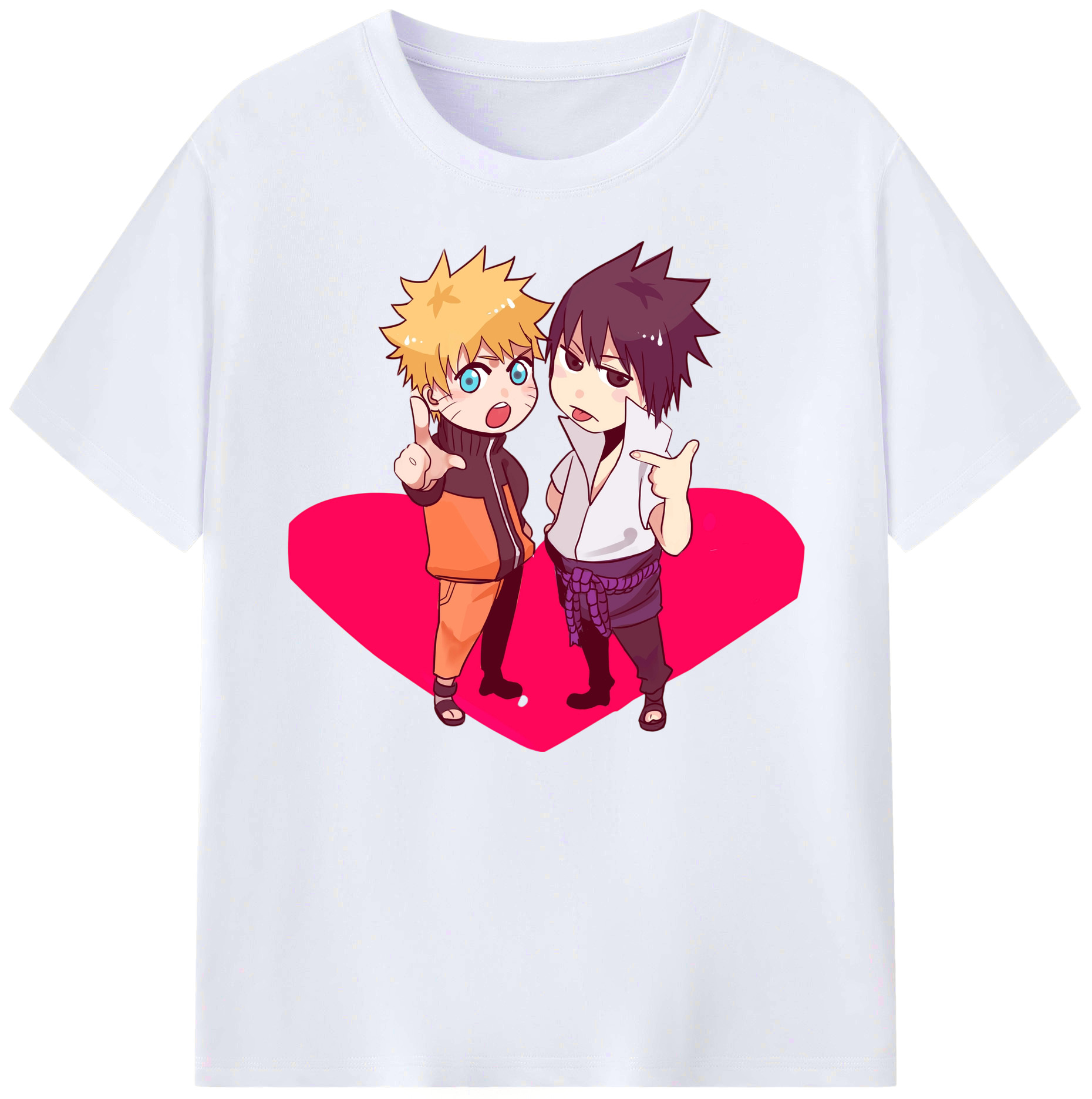 （画像用） NARUTO -ナルト- うずまき ナルト Uzumaki Naruto 綿100％ メンズ半袖Tシャツ｜肌触りやわらか＆通気性
