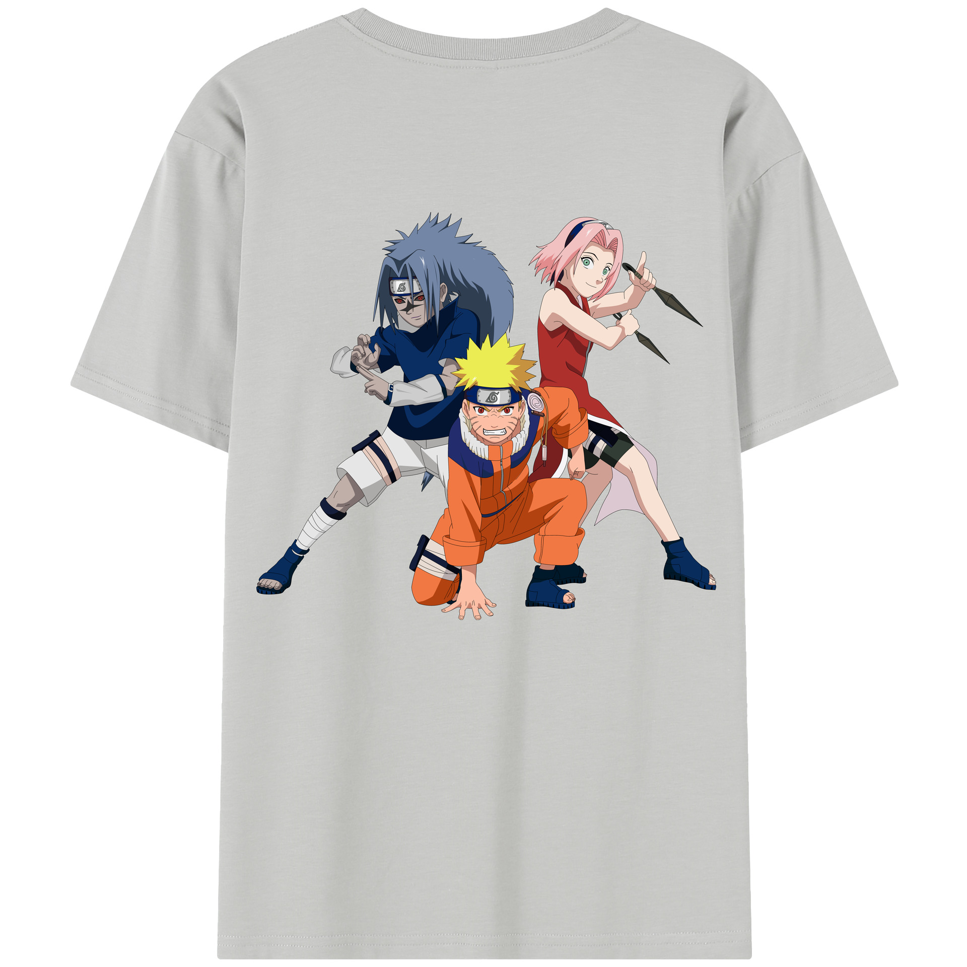 （画像用） NARUTO -ナルト- うずまき ナルト Uzumaki Naruto レディース半袖Tシャツ(バックプリント)
