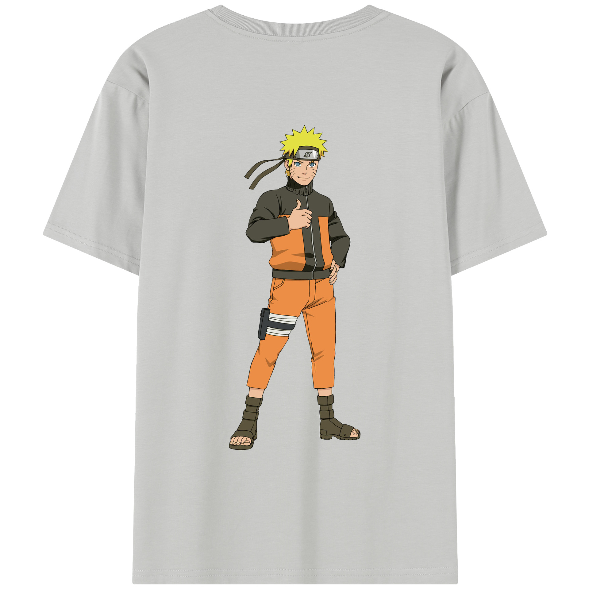 （画像用） NARUTO -ナルト- うずまき ナルト Uzumaki Naruto レディース半袖Tシャツ(バックプリント)