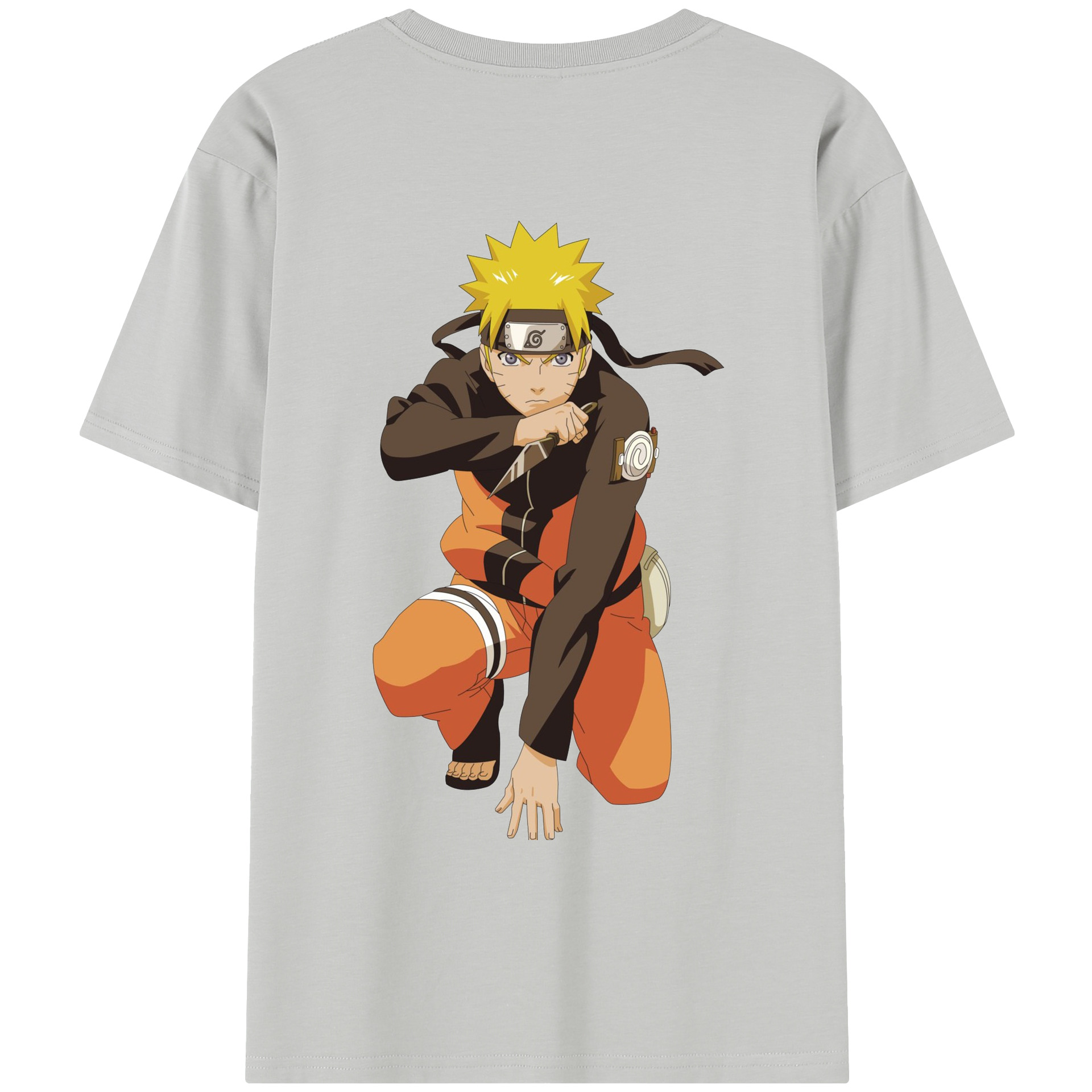 （画像用） NARUTO -ナルト- うずまき ナルト Uzumaki Naruto レディース半袖Tシャツ(バックプリント)