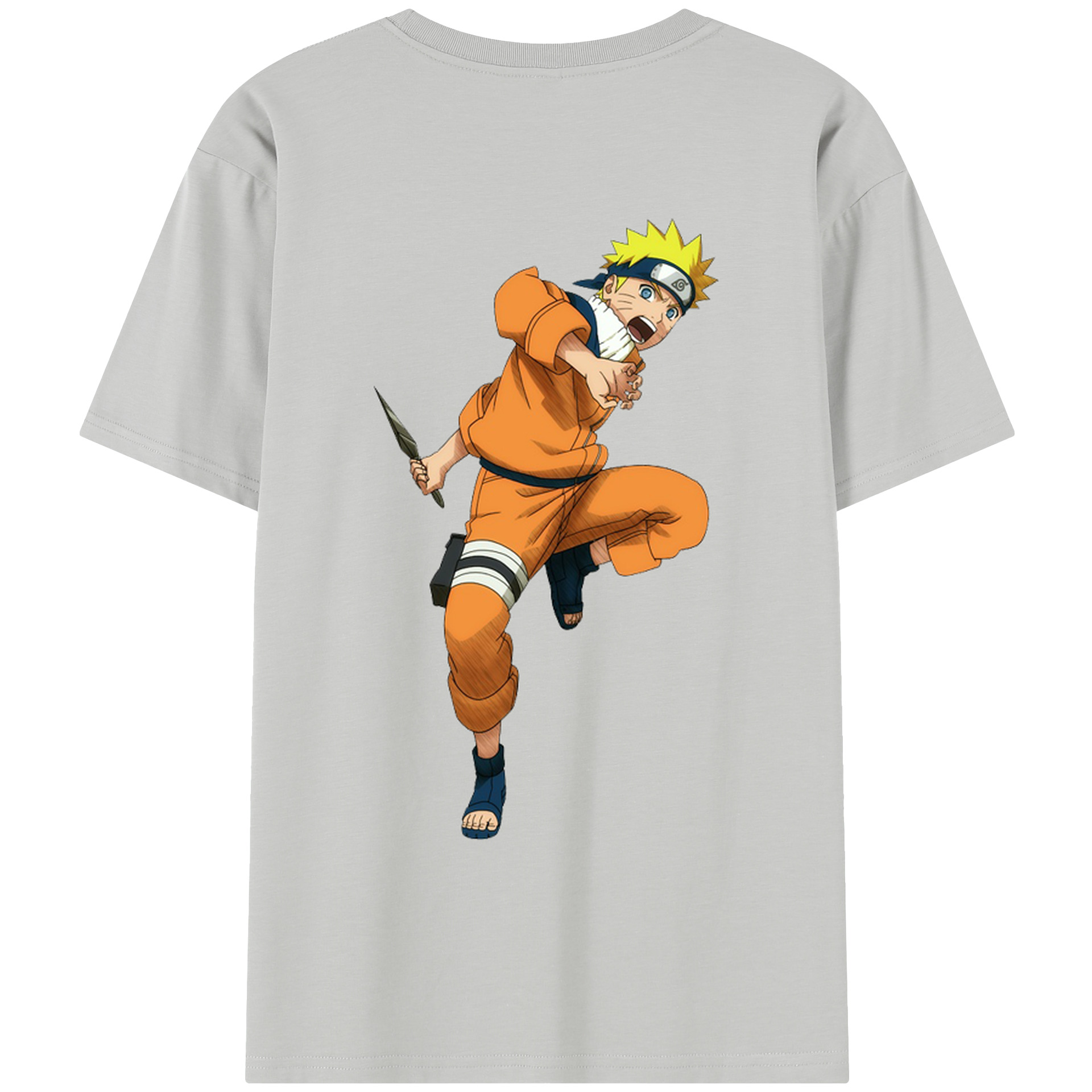 （画像用） NARUTO -ナルト- うずまき ナルト Uzumaki Naruto レディース半袖Tシャツ(バックプリント)