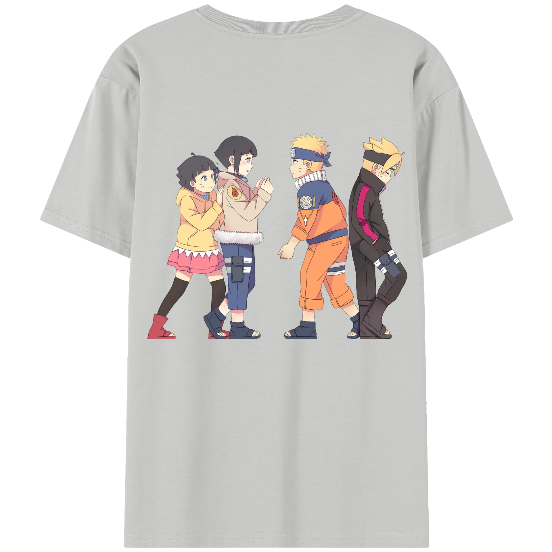 （画像用） NARUTO -ナルト- うずまき ナルト Uzumaki Naruto レディース半袖Tシャツ(バックプリント)