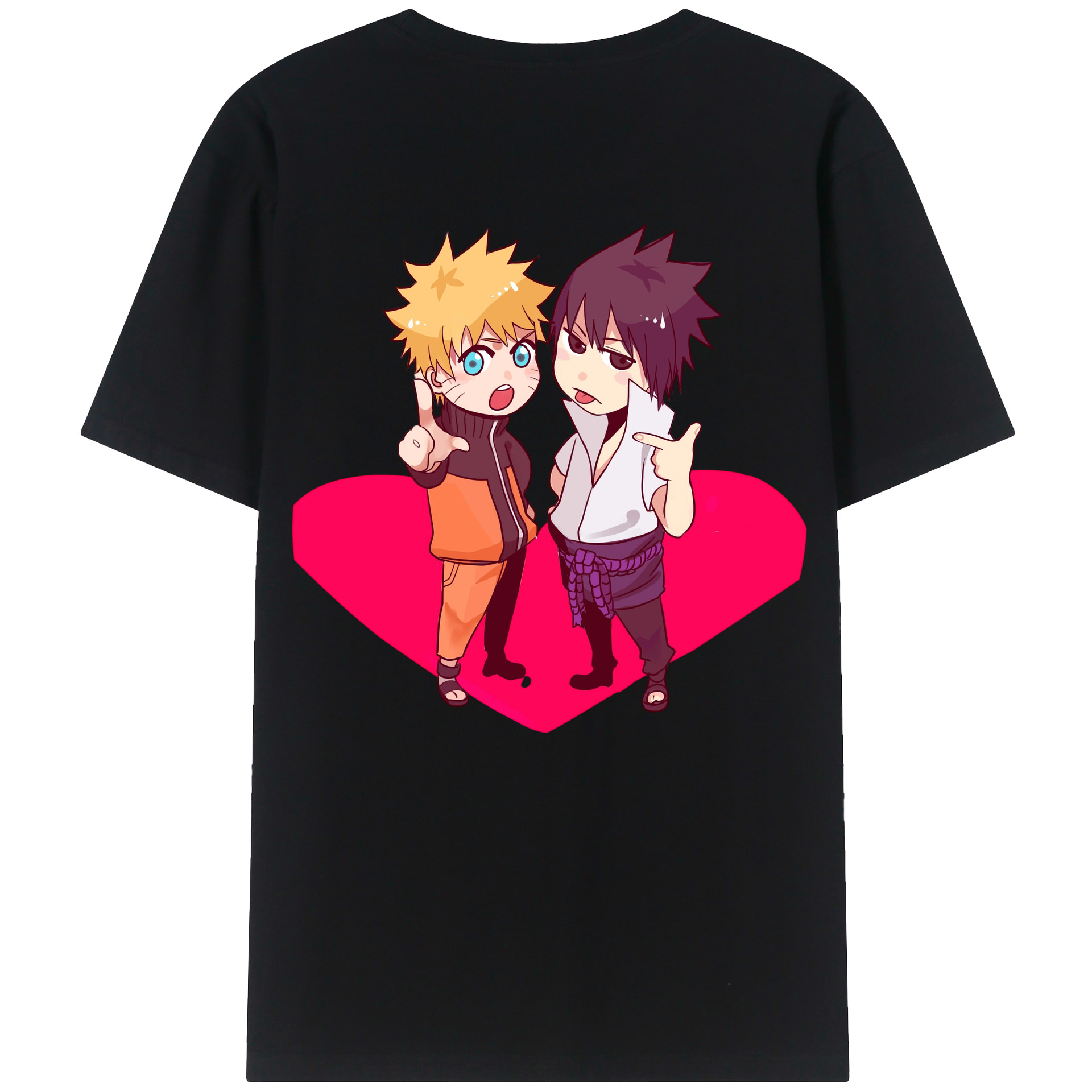 （画像用） NARUTO -ナルト- うずまき ナルト Uzumaki Naruto レディース半袖Tシャツ(バックプリント)