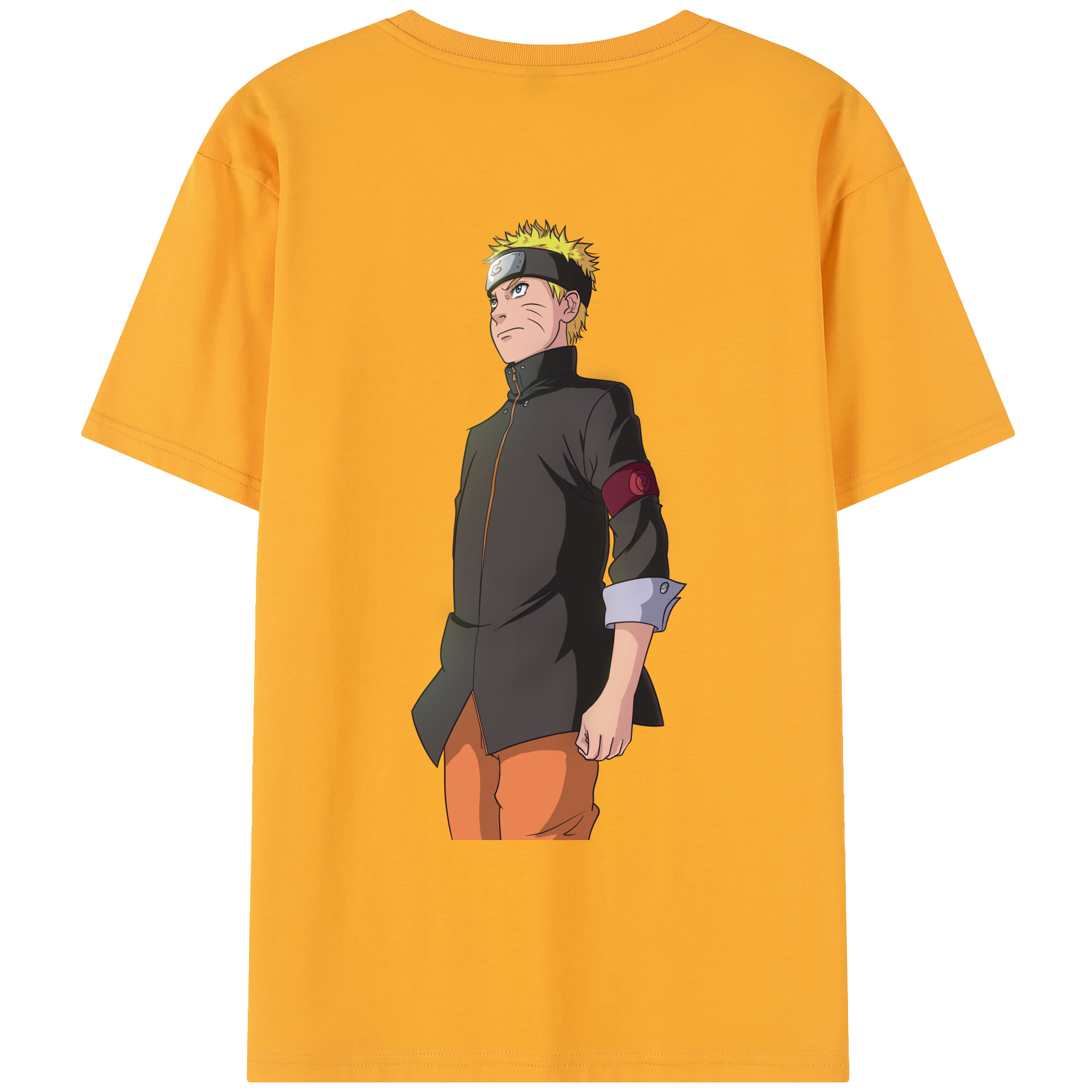 （画像用） NARUTO -ナルト- うずまき ナルト Uzumaki Naruto レディース半袖Tシャツ(バックプリント)