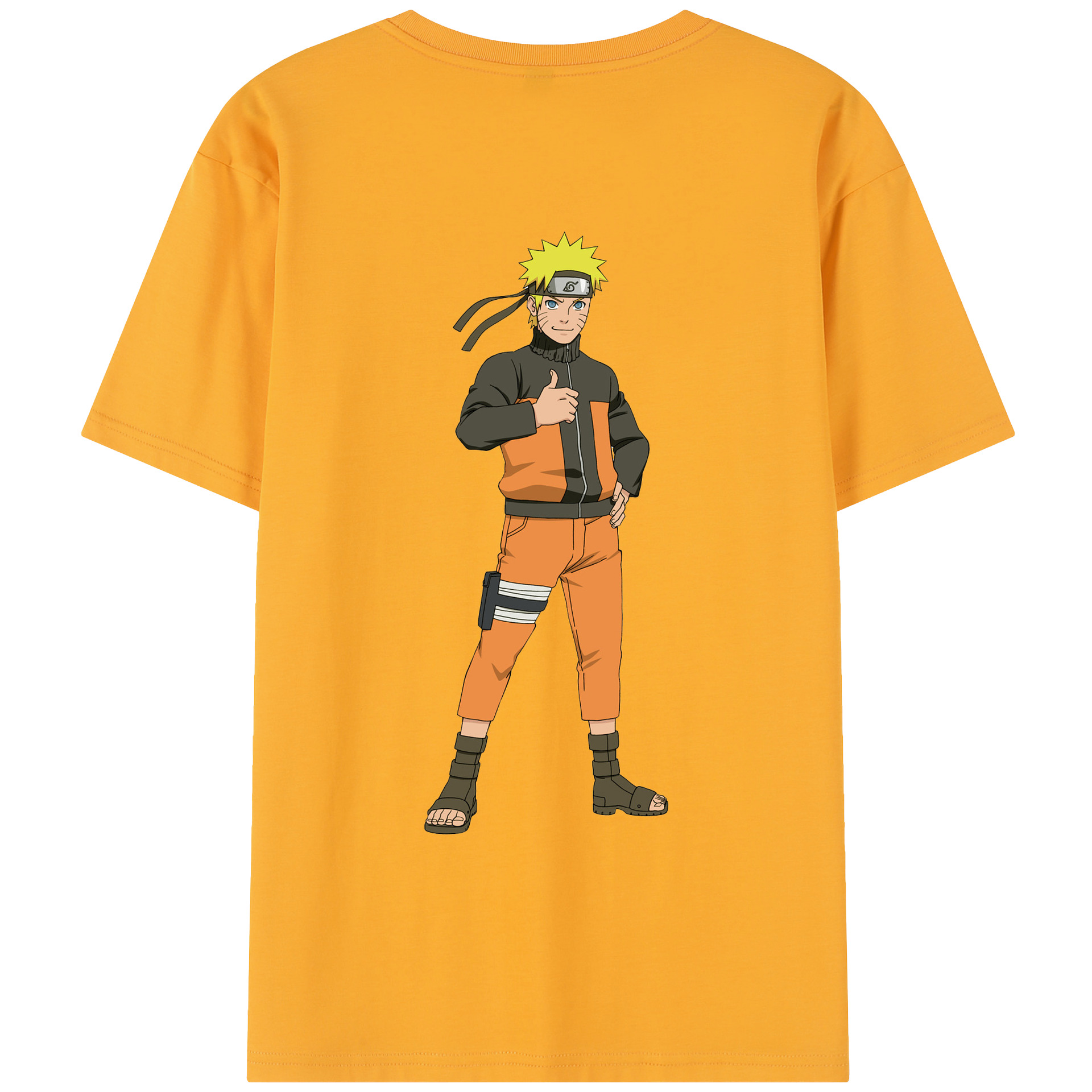 （画像用） NARUTO -ナルト- うずまき ナルト Uzumaki Naruto レディース半袖Tシャツ(バックプリント)