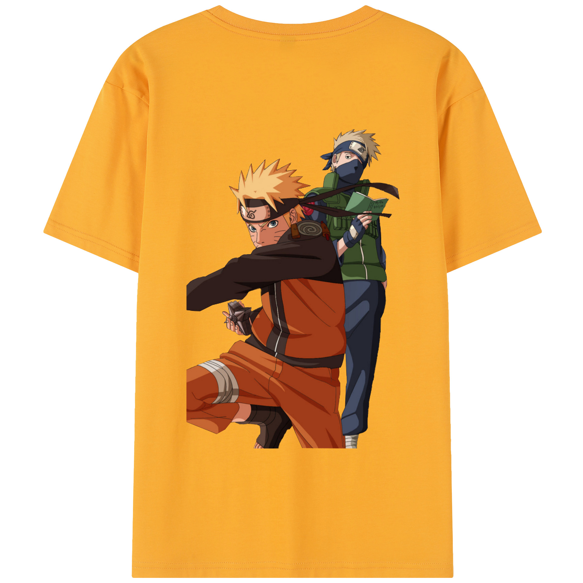 （画像用） NARUTO -ナルト- うずまき ナルト Uzumaki Naruto レディース半袖Tシャツ(バックプリント)
