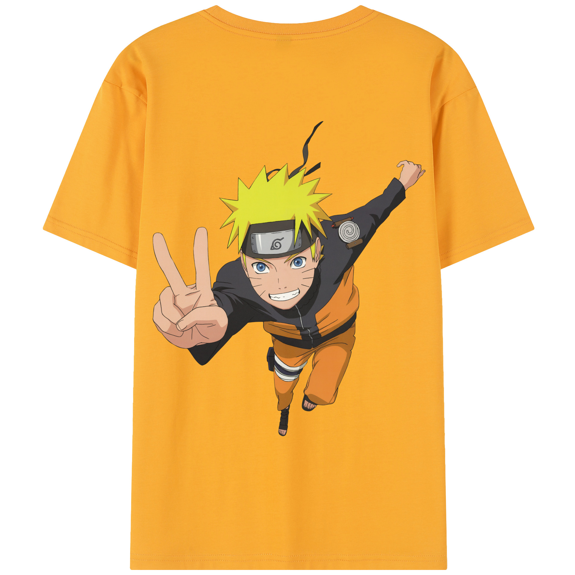 （画像用） NARUTO -ナルト- うずまき ナルト Uzumaki Naruto レディース半袖Tシャツ(バックプリント)