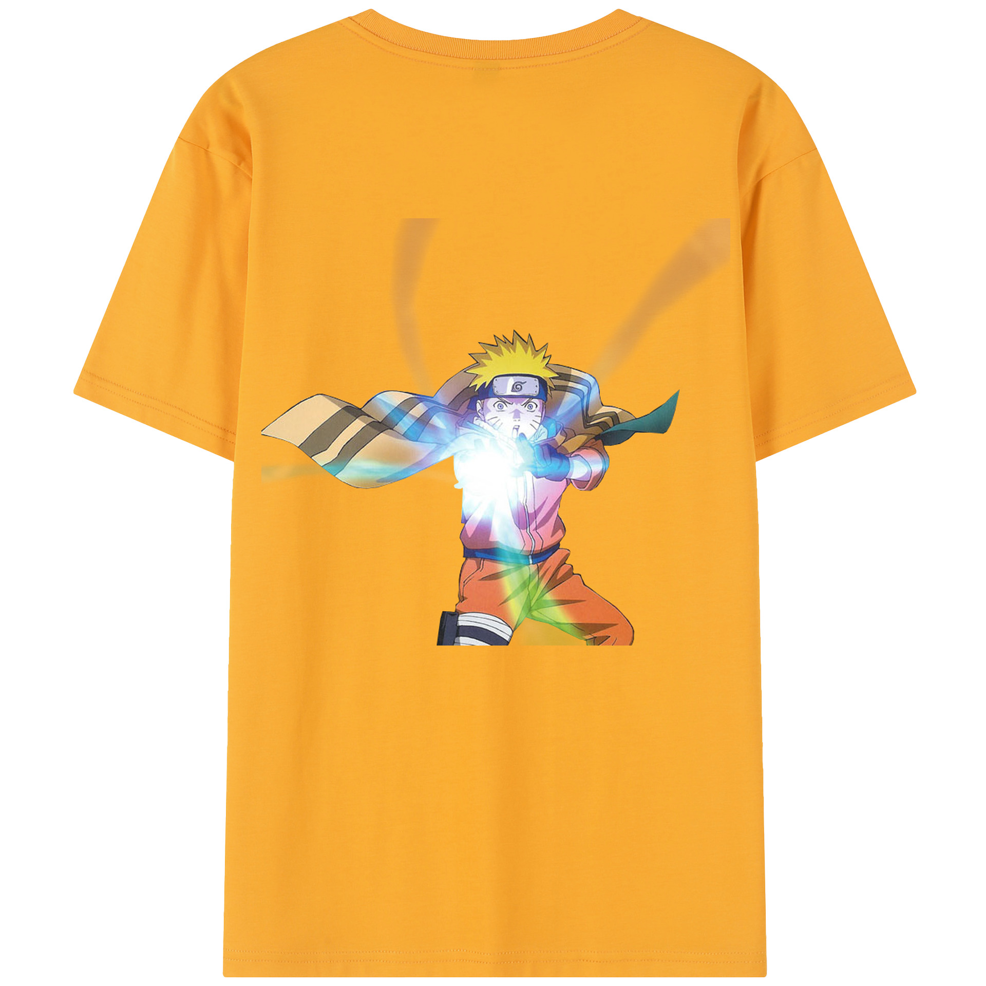 （画像用） NARUTO -ナルト- うずまき ナルト Uzumaki Naruto レディース半袖Tシャツ(バックプリント)