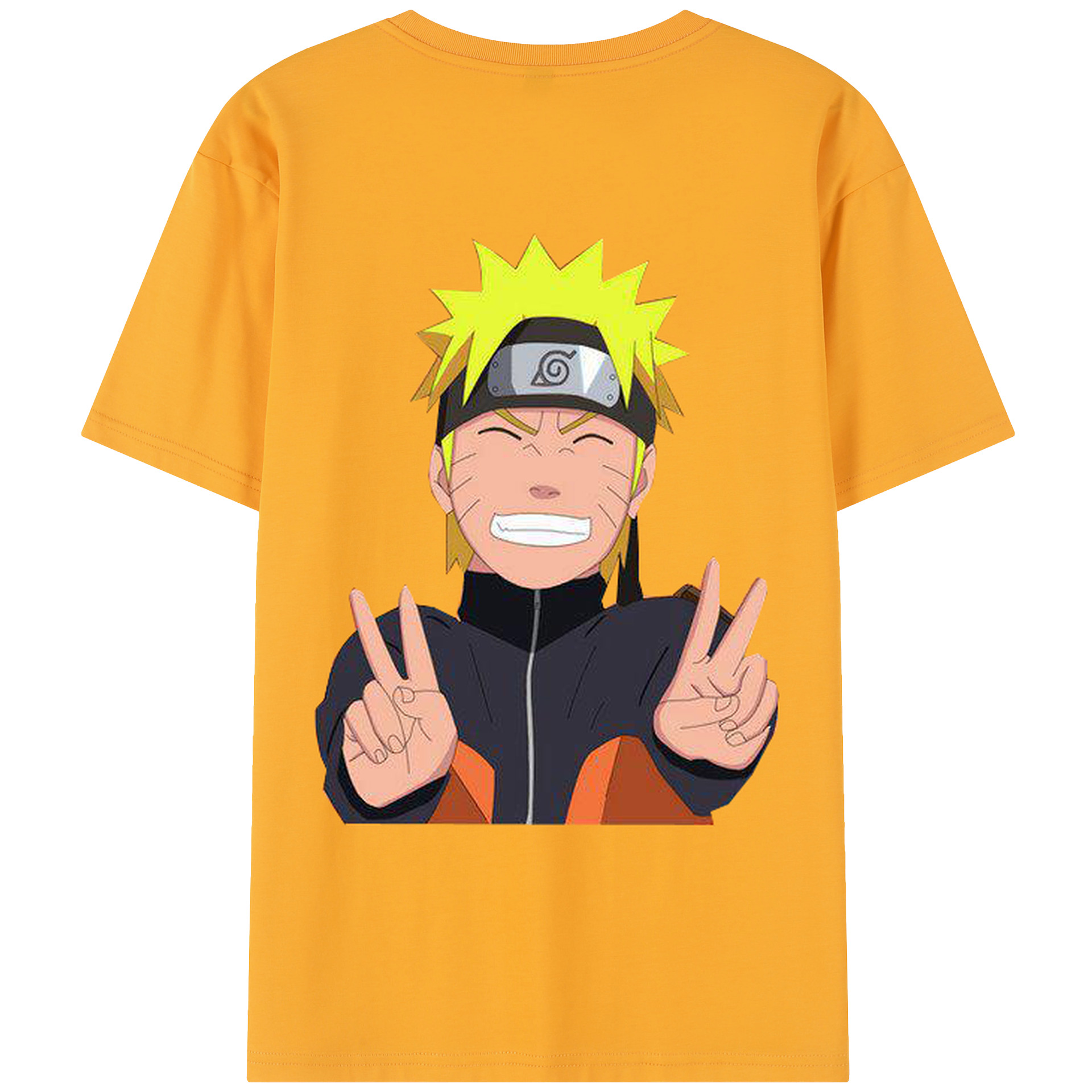 （画像用） NARUTO -ナルト- うずまき ナルト Uzumaki Naruto レディース半袖Tシャツ(バックプリント)