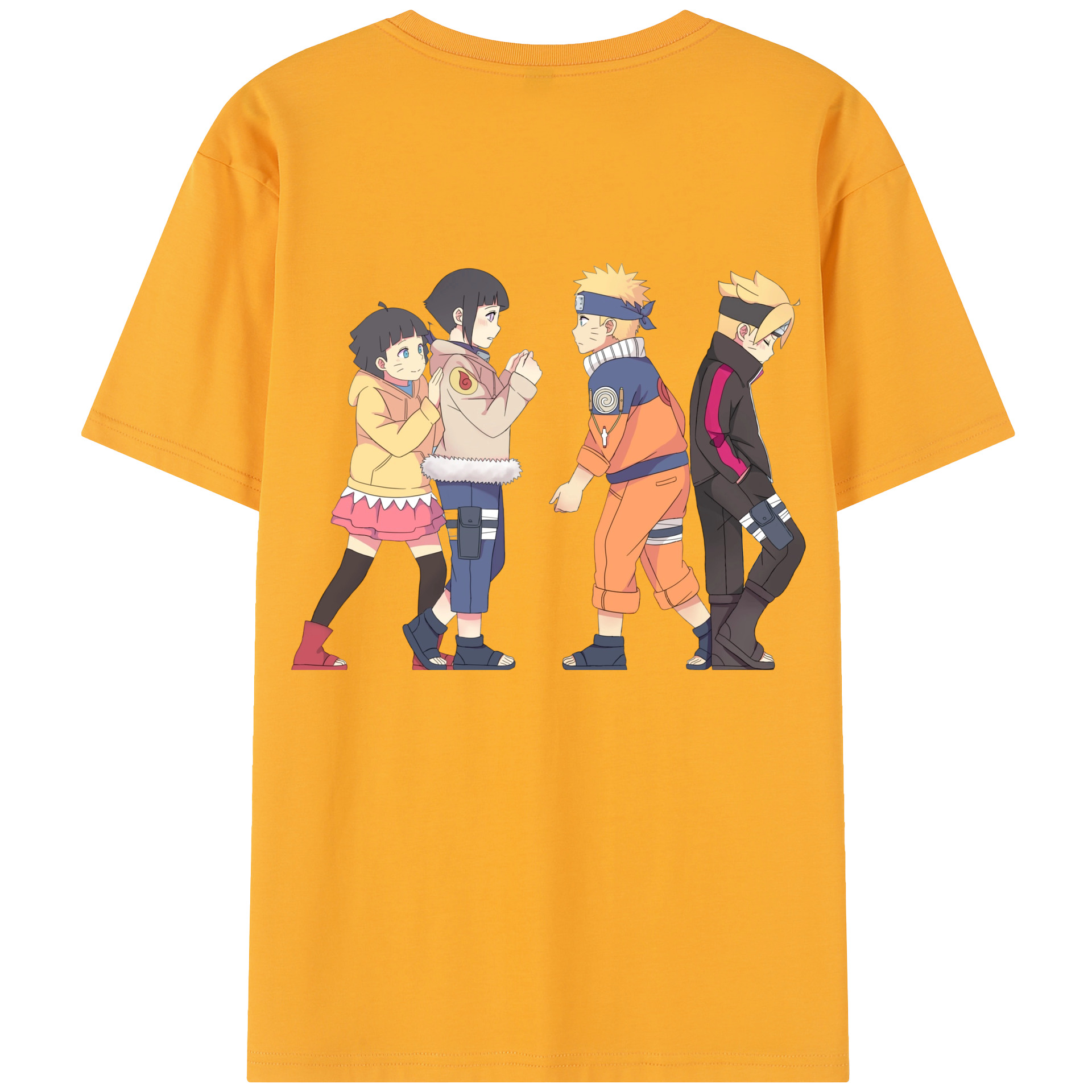 （画像用） NARUTO -ナルト- うずまき ナルト Uzumaki Naruto レディース半袖Tシャツ(バックプリント)