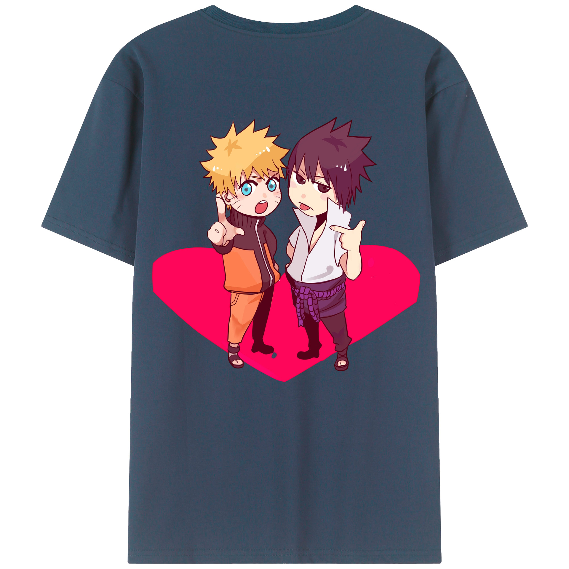 （画像用） NARUTO -ナルト- うずまき ナルト Uzumaki Naruto レディース半袖Tシャツ(バックプリント)