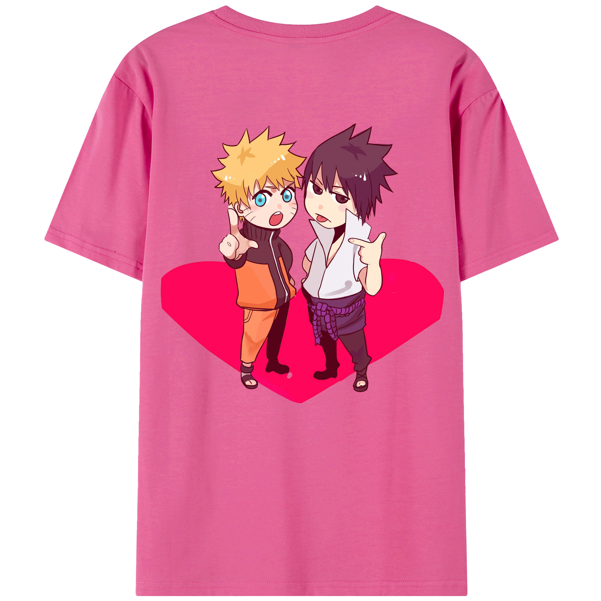 （画像用） NARUTO -ナルト- うずまき ナルト Uzumaki Naruto レディース半袖Tシャツ(バックプリント)