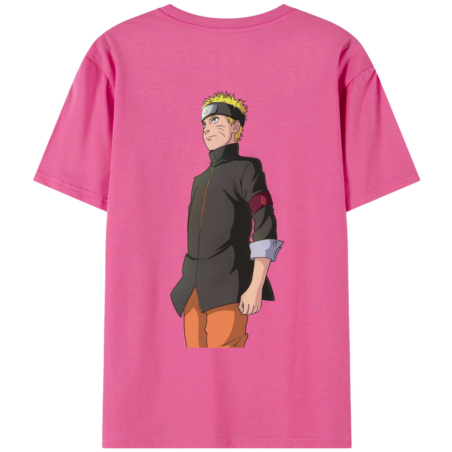 （画像用） NARUTO -ナルト- うずまき ナルト Uzumaki Naruto レディース半袖Tシャツ(バックプリント)