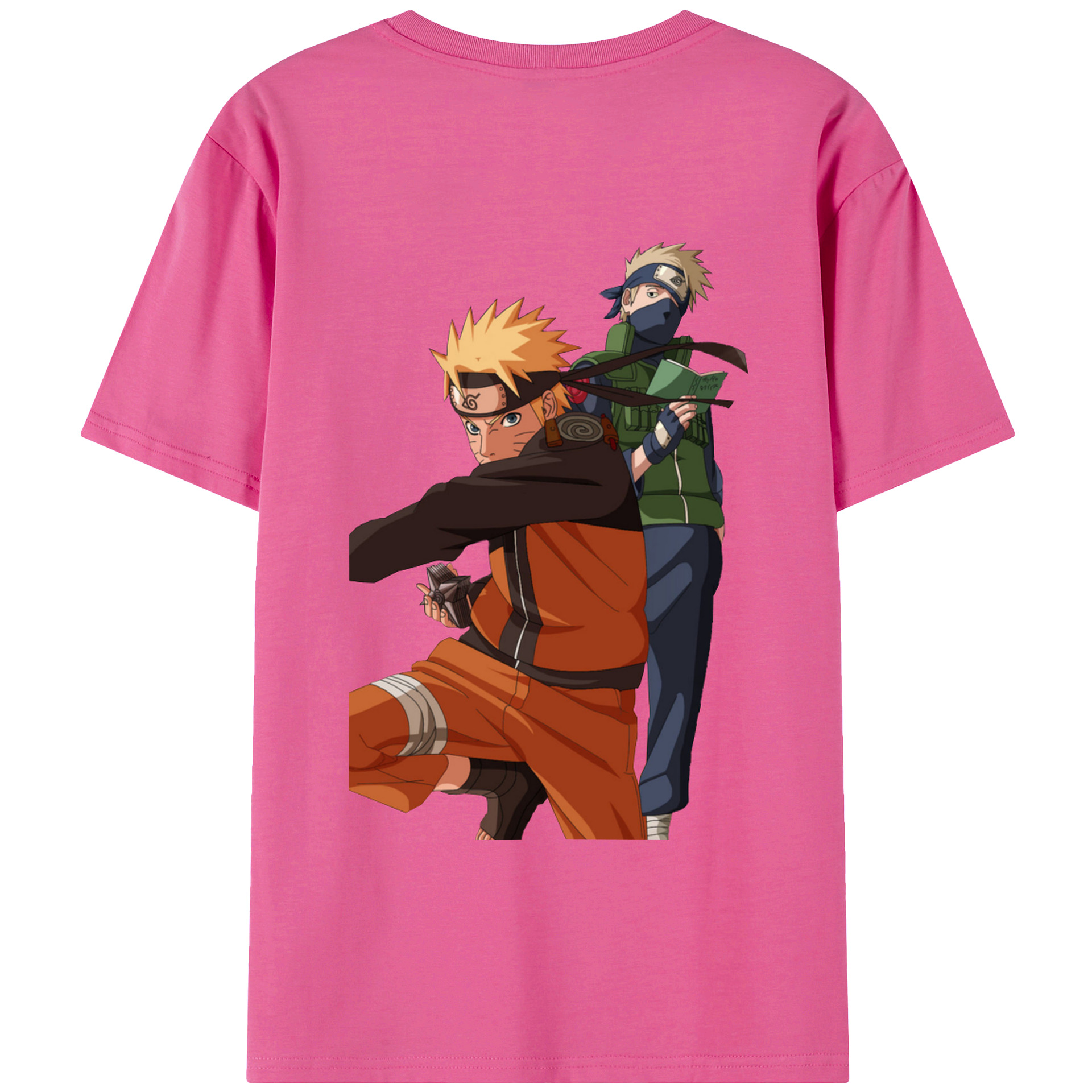 （画像用） NARUTO -ナルト- うずまき ナルト Uzumaki Naruto レディース半袖Tシャツ(バックプリント)