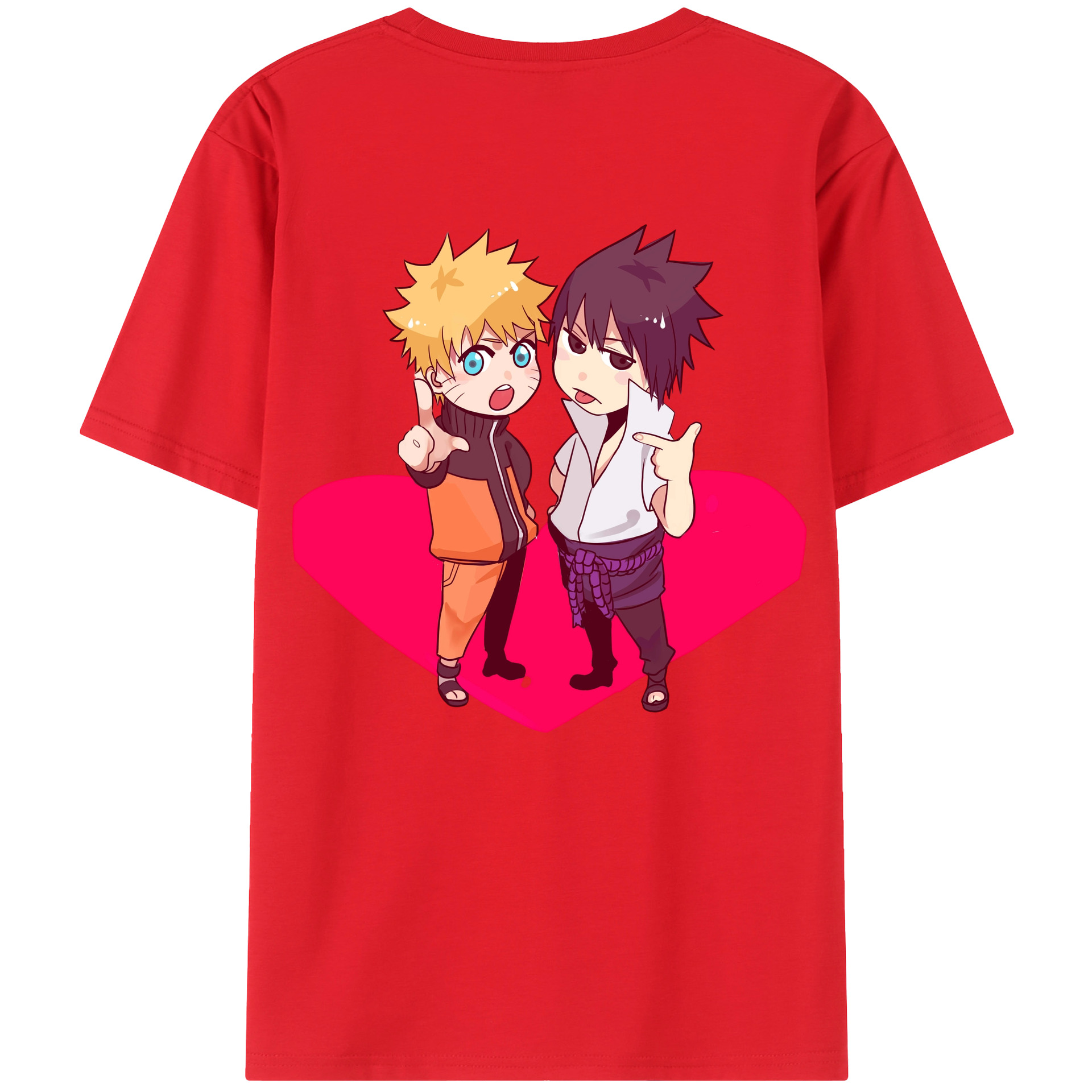 （画像用） NARUTO -ナルト- うずまき ナルト Uzumaki Naruto レディース半袖Tシャツ(バックプリント)