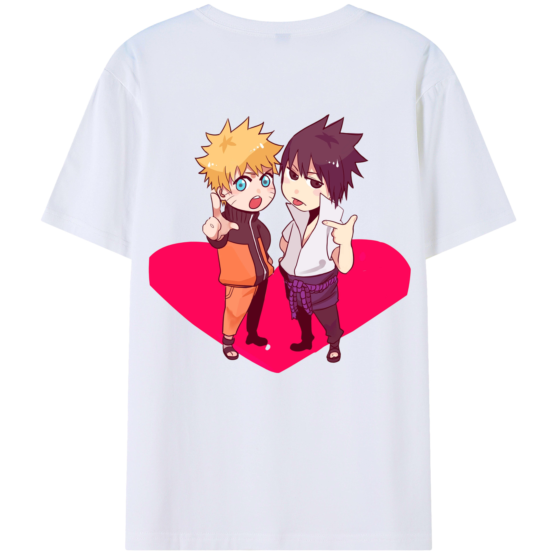 （画像用） NARUTO -ナルト- うずまき ナルト Uzumaki Naruto レディース半袖Tシャツ(バックプリント)