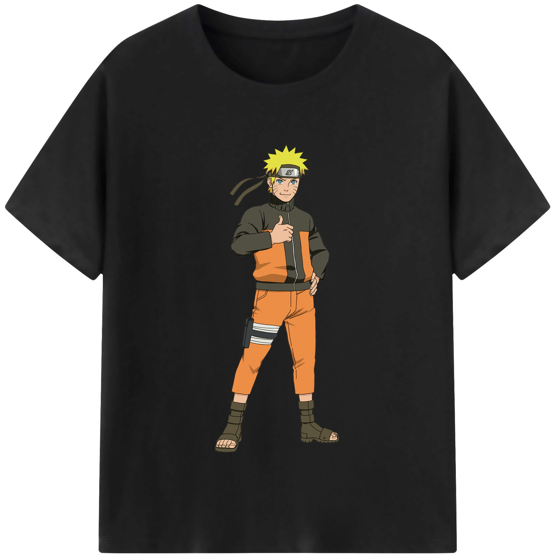（画像用） NARUTO -ナルト- うずまき ナルト Uzumaki Naruto レディースカジュアルプリントTシャツ（綿100％）