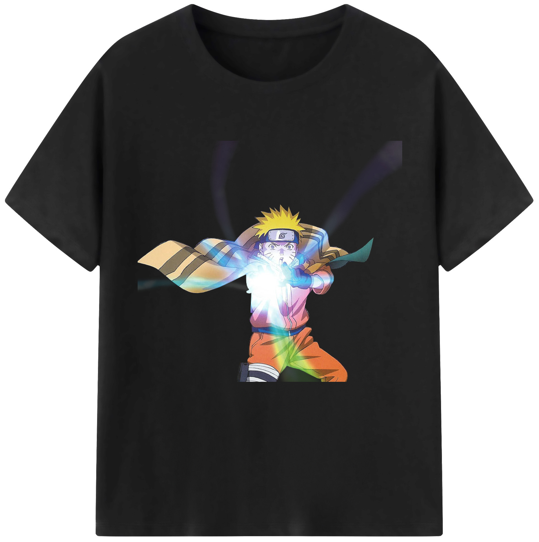 （画像用） NARUTO -ナルト- うずまき ナルト Uzumaki Naruto レディースカジュアルプリントTシャツ（綿100％）