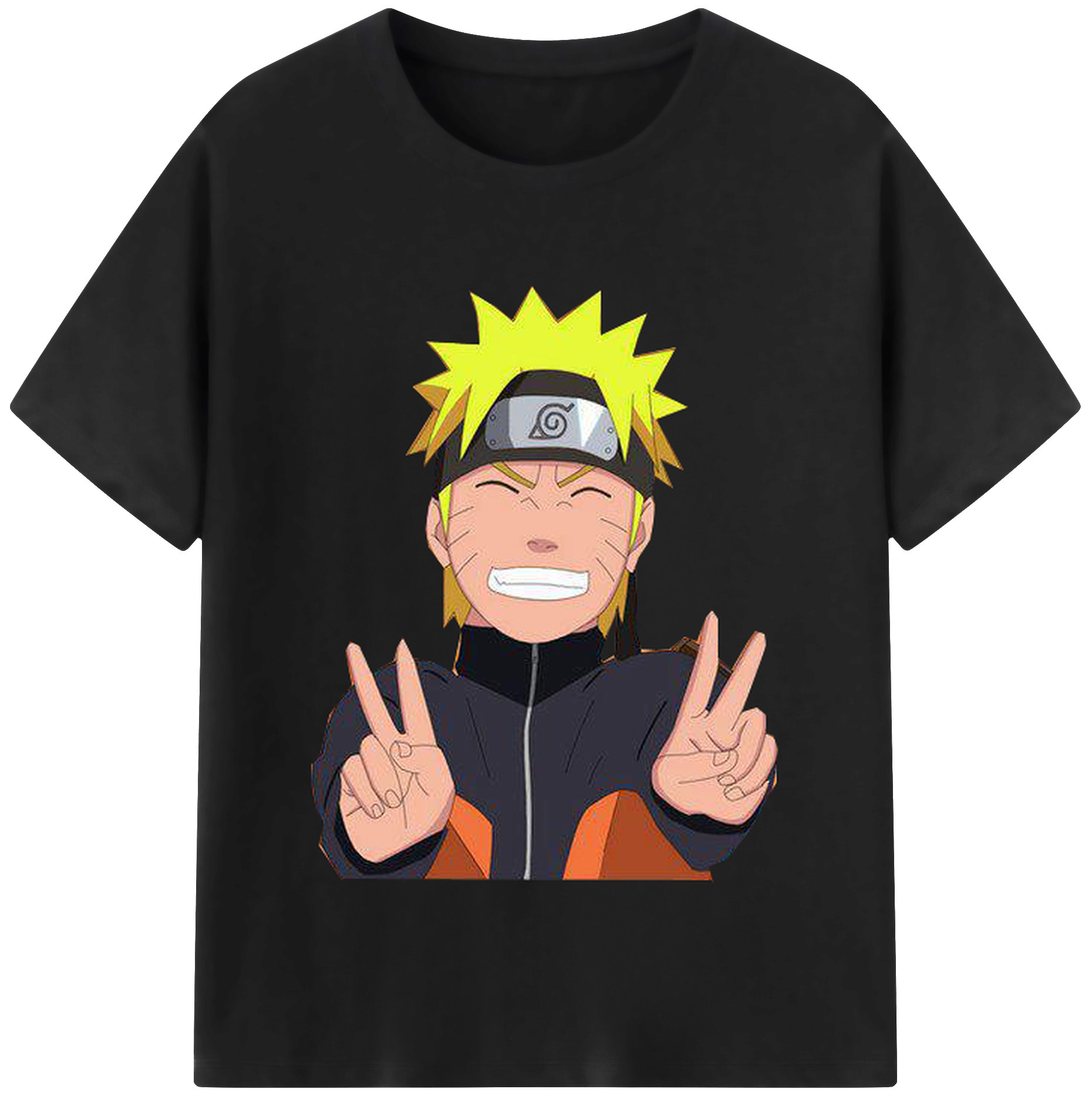 （画像用） NARUTO -ナルト- うずまき ナルト Uzumaki Naruto レディースカジュアルプリントTシャツ（綿100％）