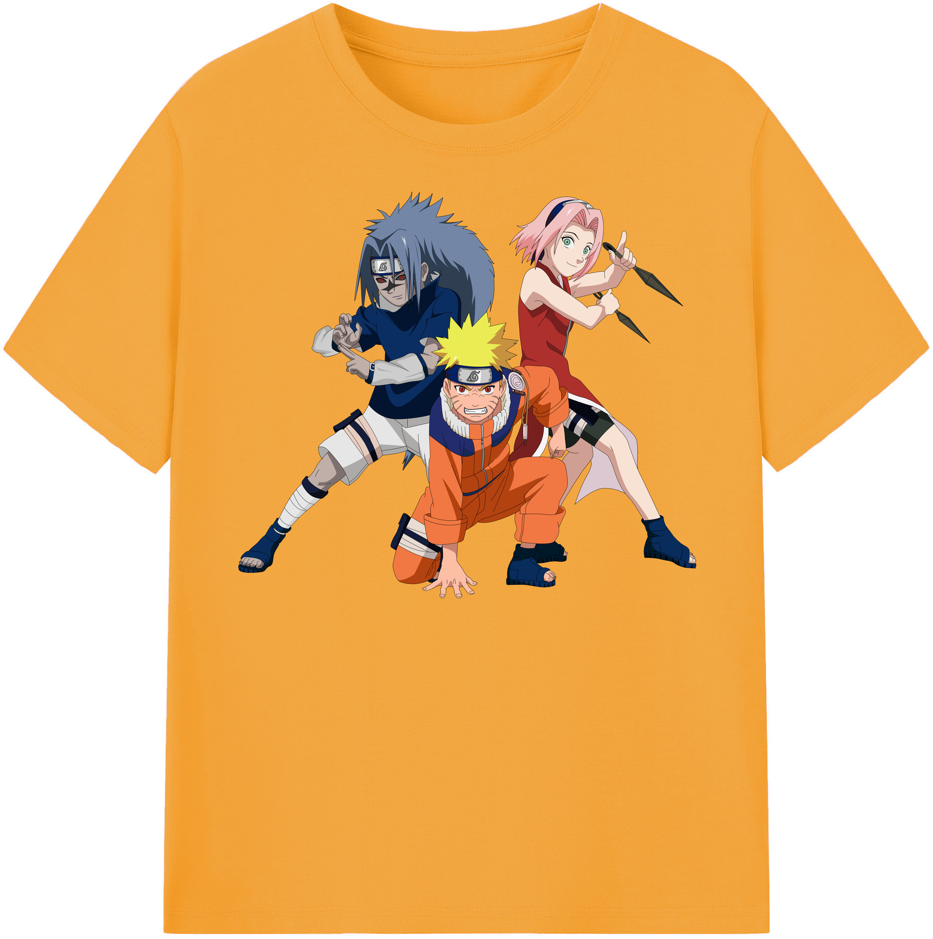 （画像用） NARUTO -ナルト- うずまき ナルト Uzumaki Naruto レディースカジュアルプリントTシャツ（綿100％）