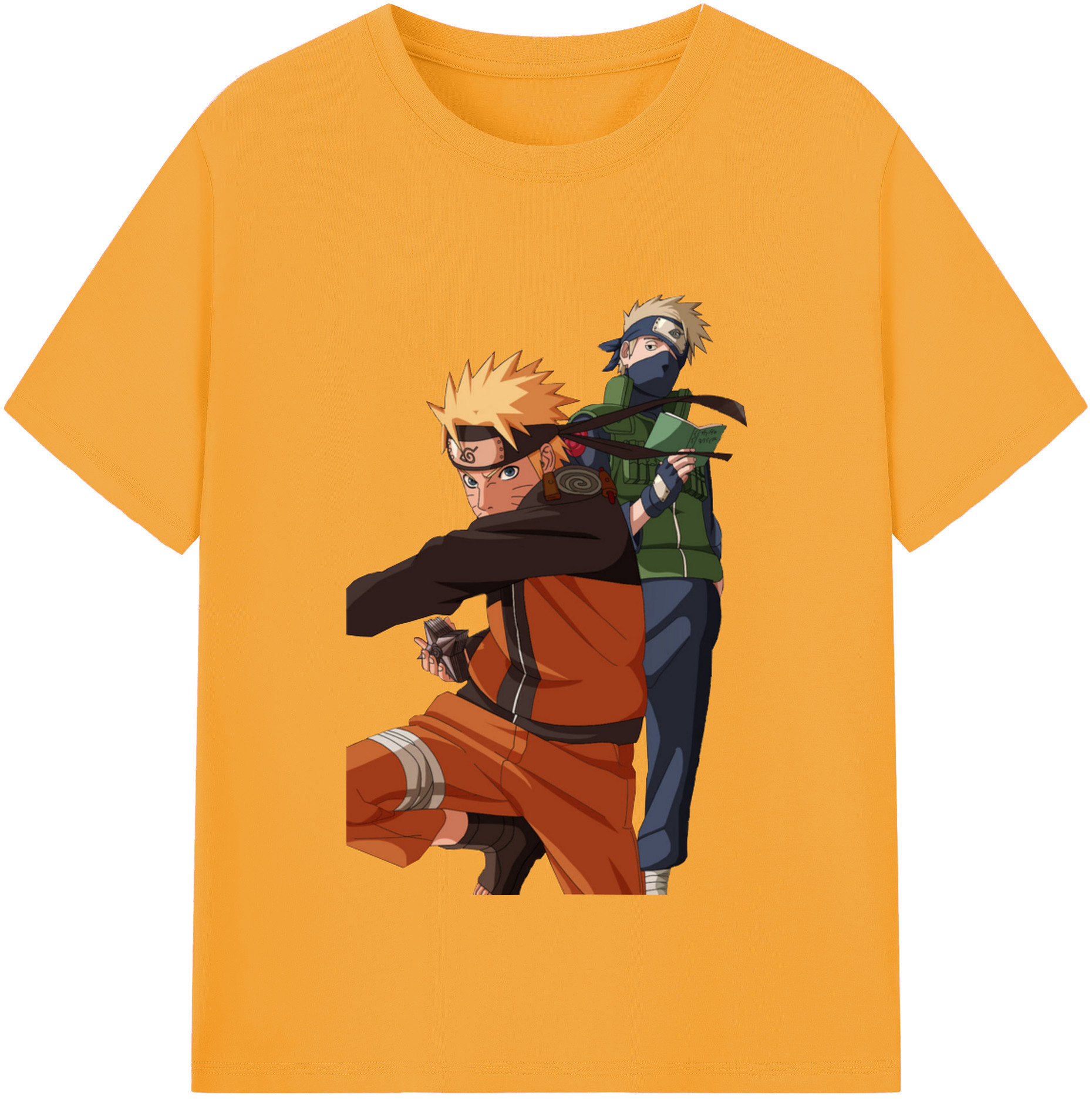 （画像用） NARUTO -ナルト- うずまき ナルト Uzumaki Naruto レディースカジュアルプリントTシャツ（綿100％）