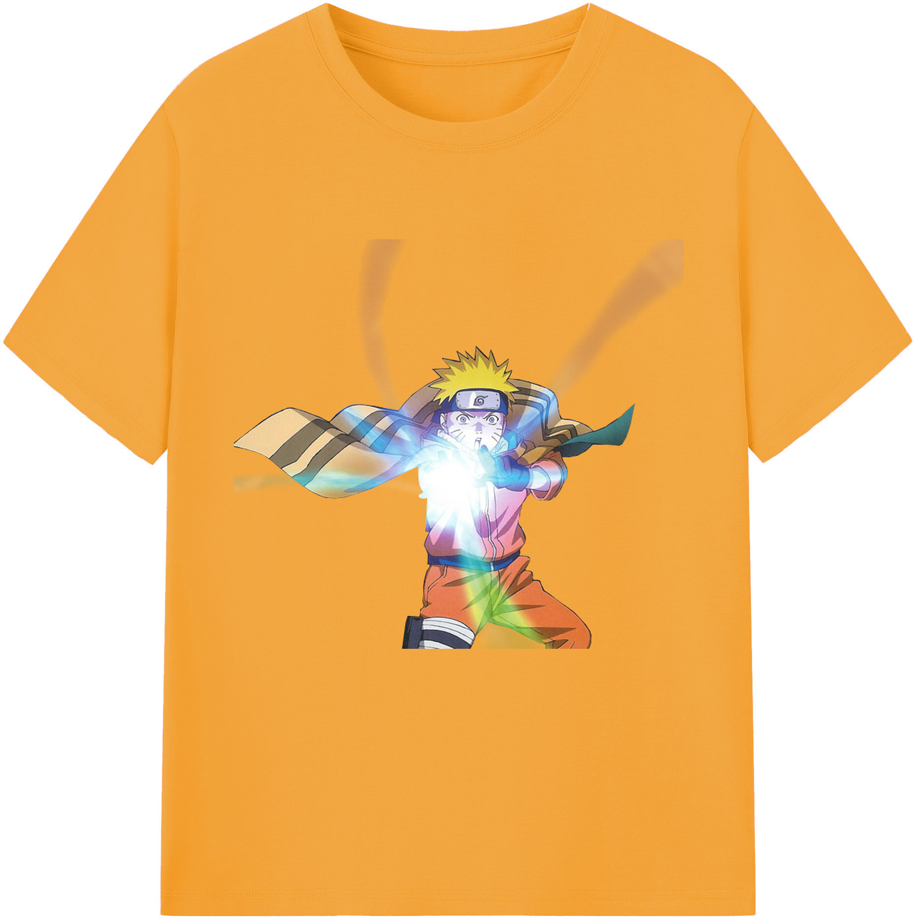 （画像用） NARUTO -ナルト- うずまき ナルト Uzumaki Naruto レディースカジュアルプリントTシャツ（綿100％）