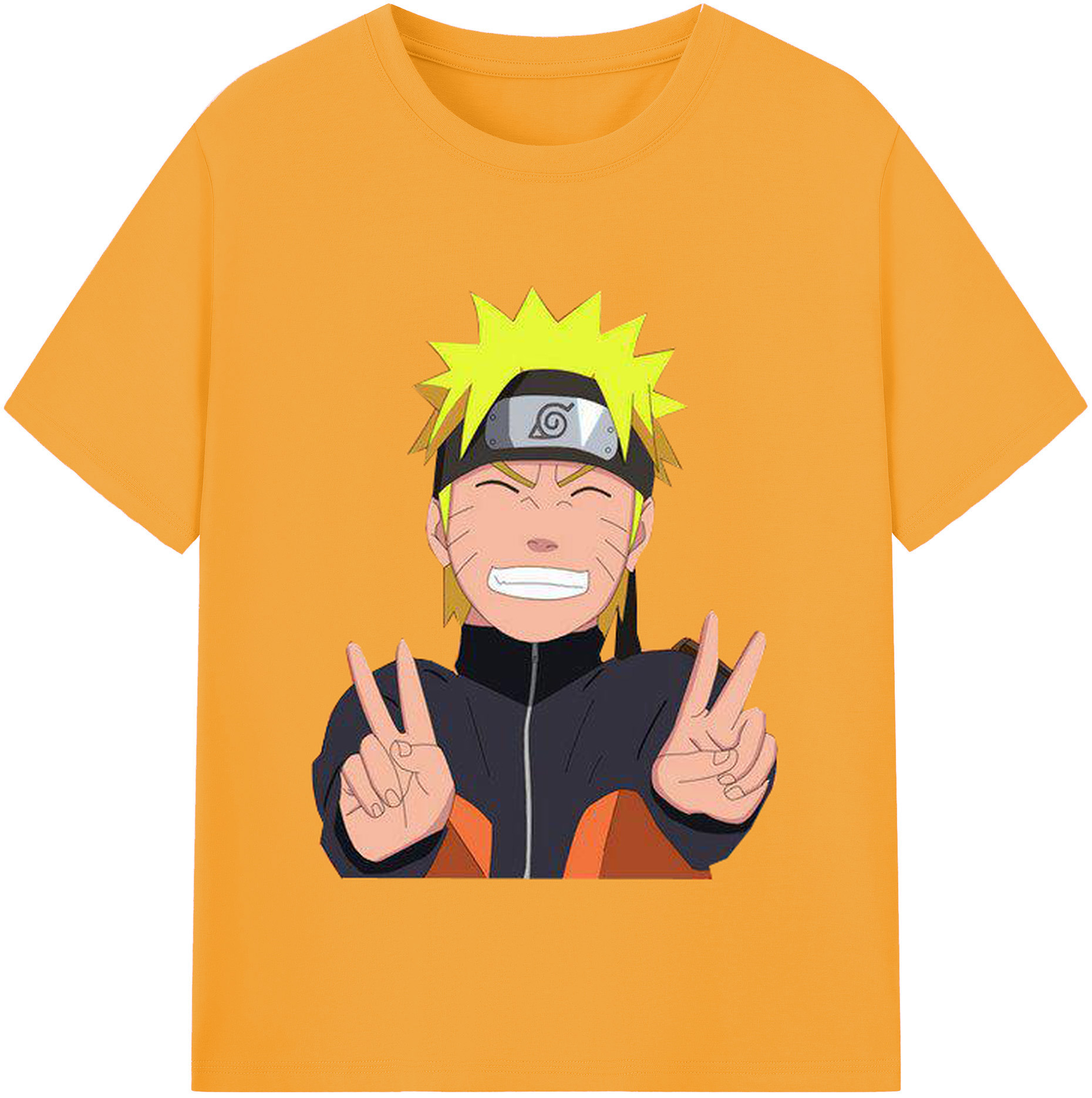 （画像用） NARUTO -ナルト- うずまき ナルト Uzumaki Naruto レディースカジュアルプリントTシャツ（綿100％）