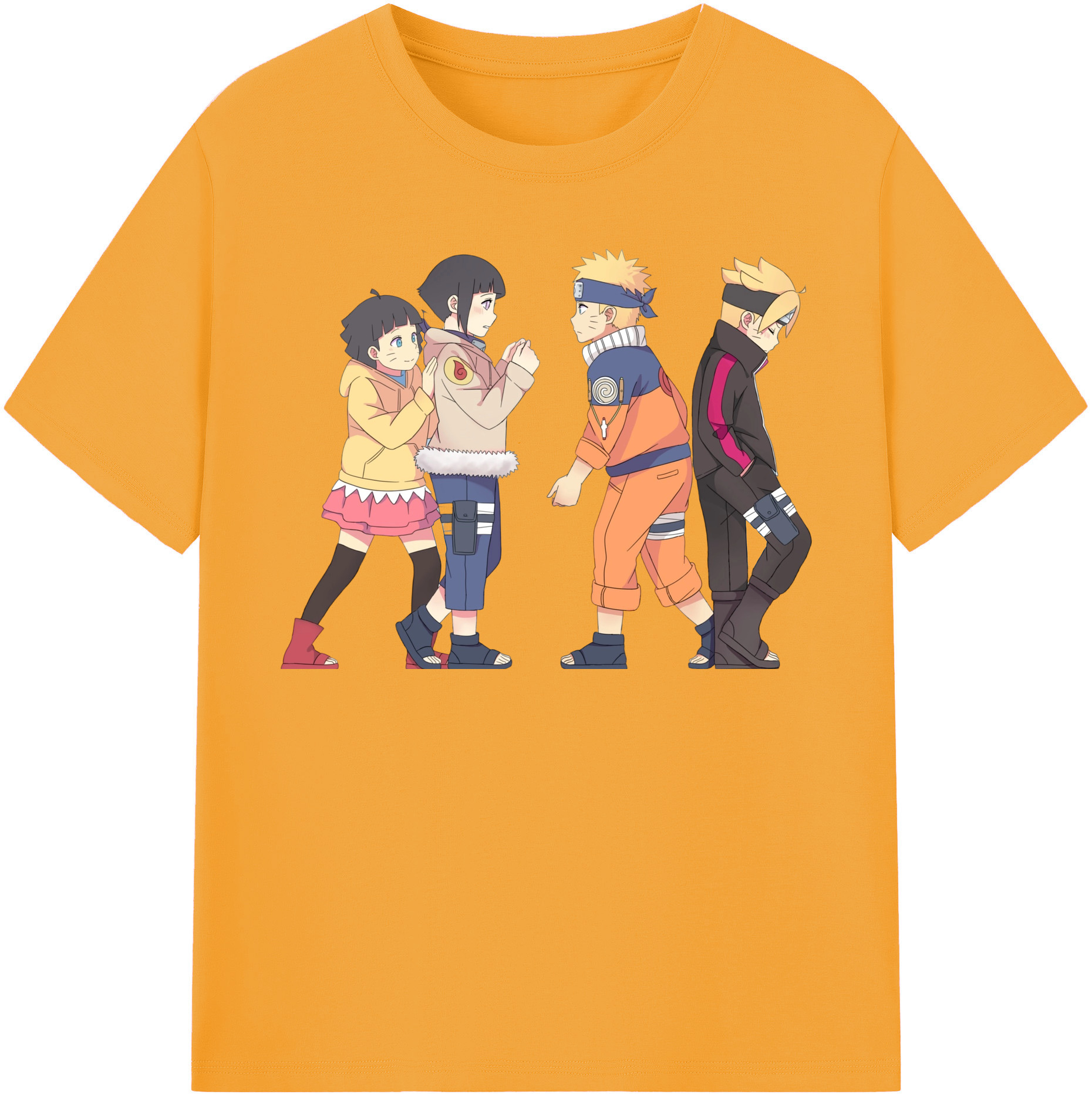 （画像用） NARUTO -ナルト- うずまき ナルト Uzumaki Naruto レディースカジュアルプリントTシャツ（綿100％）