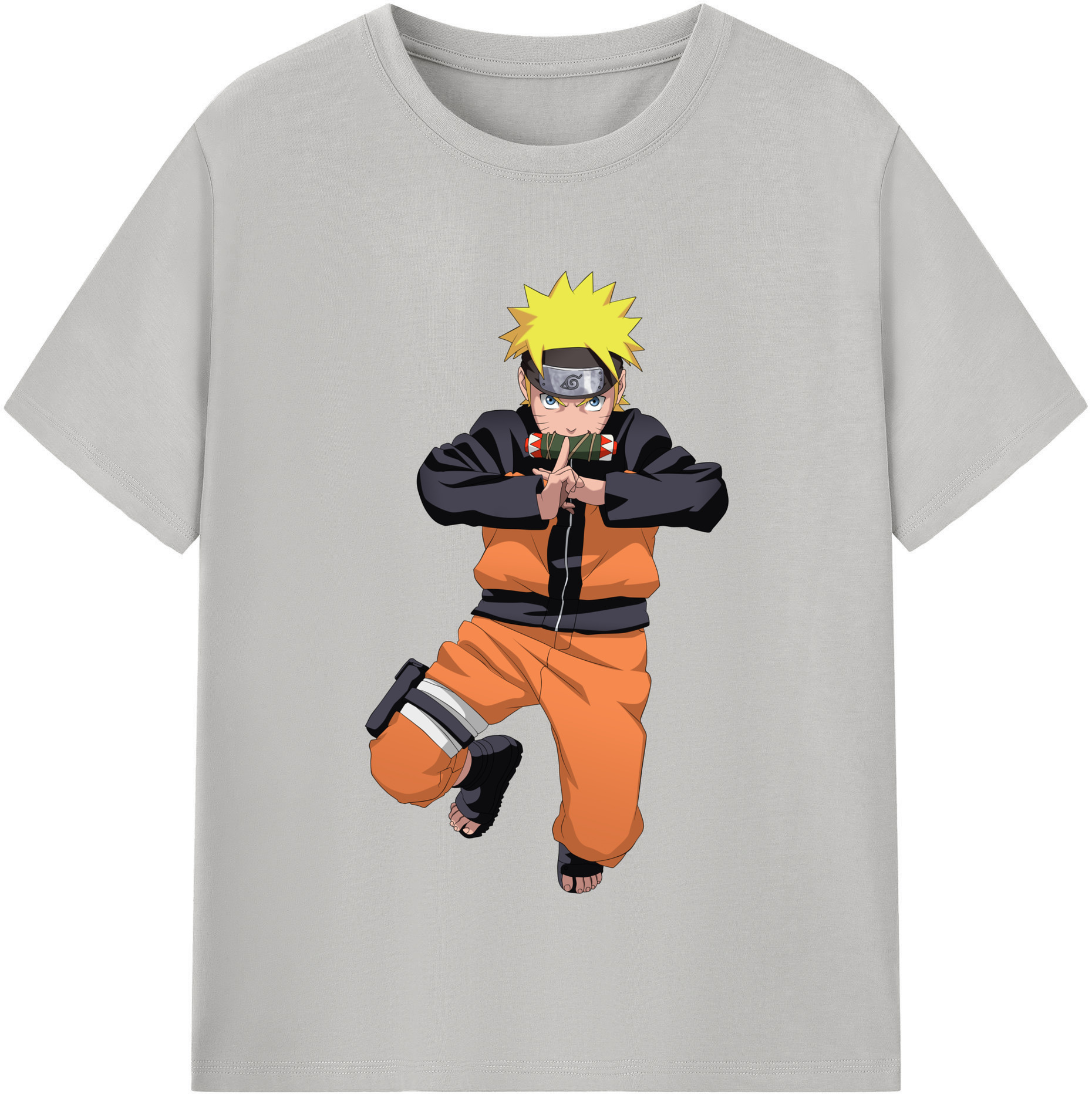 （画像用） NARUTO -ナルト- うずまき ナルト Uzumaki Naruto レディースカジュアルプリントTシャツ（綿100％）