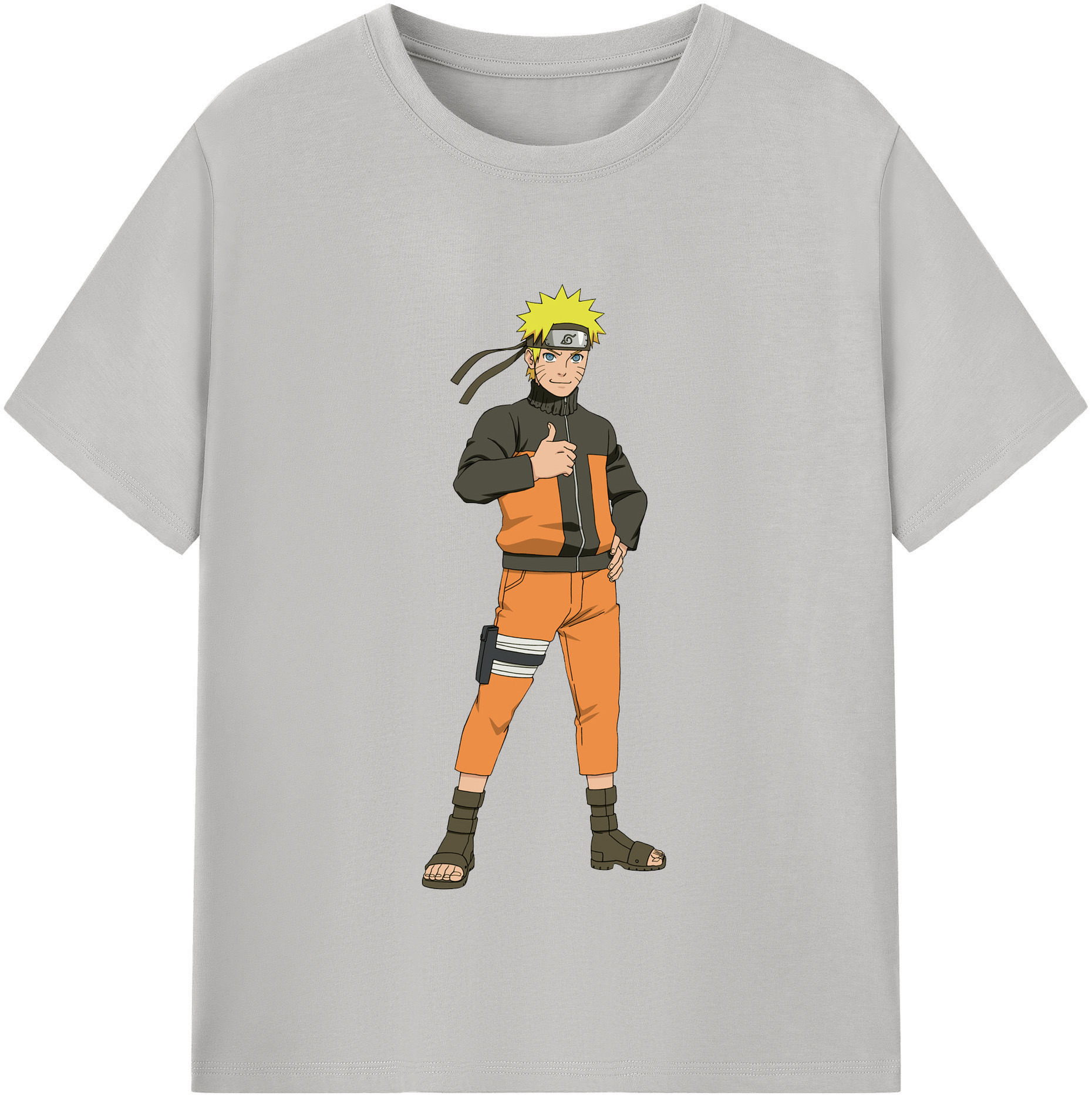 （画像用） NARUTO -ナルト- うずまき ナルト Uzumaki Naruto レディースカジュアルプリントTシャツ（綿100％）