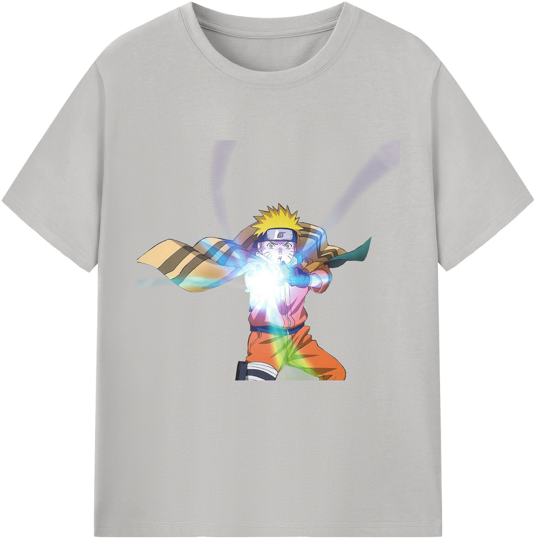 （画像用） NARUTO -ナルト- うずまき ナルト Uzumaki Naruto レディースカジュアルプリントTシャツ（綿100％）