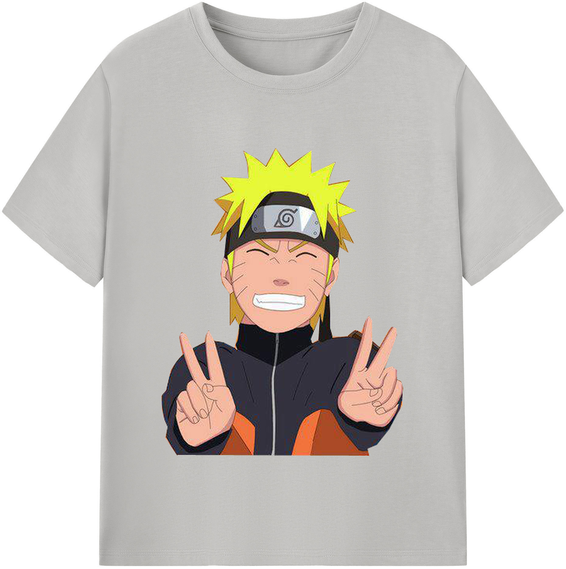 （画像用） NARUTO -ナルト- うずまき ナルト Uzumaki Naruto レディースカジュアルプリントTシャツ（綿100％）