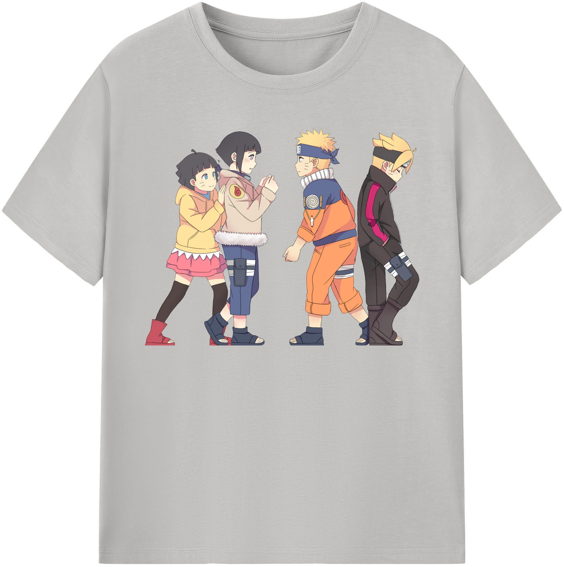 （画像用） NARUTO -ナルト- うずまき ナルト Uzumaki Naruto レディースカジュアルプリントTシャツ（綿100％）