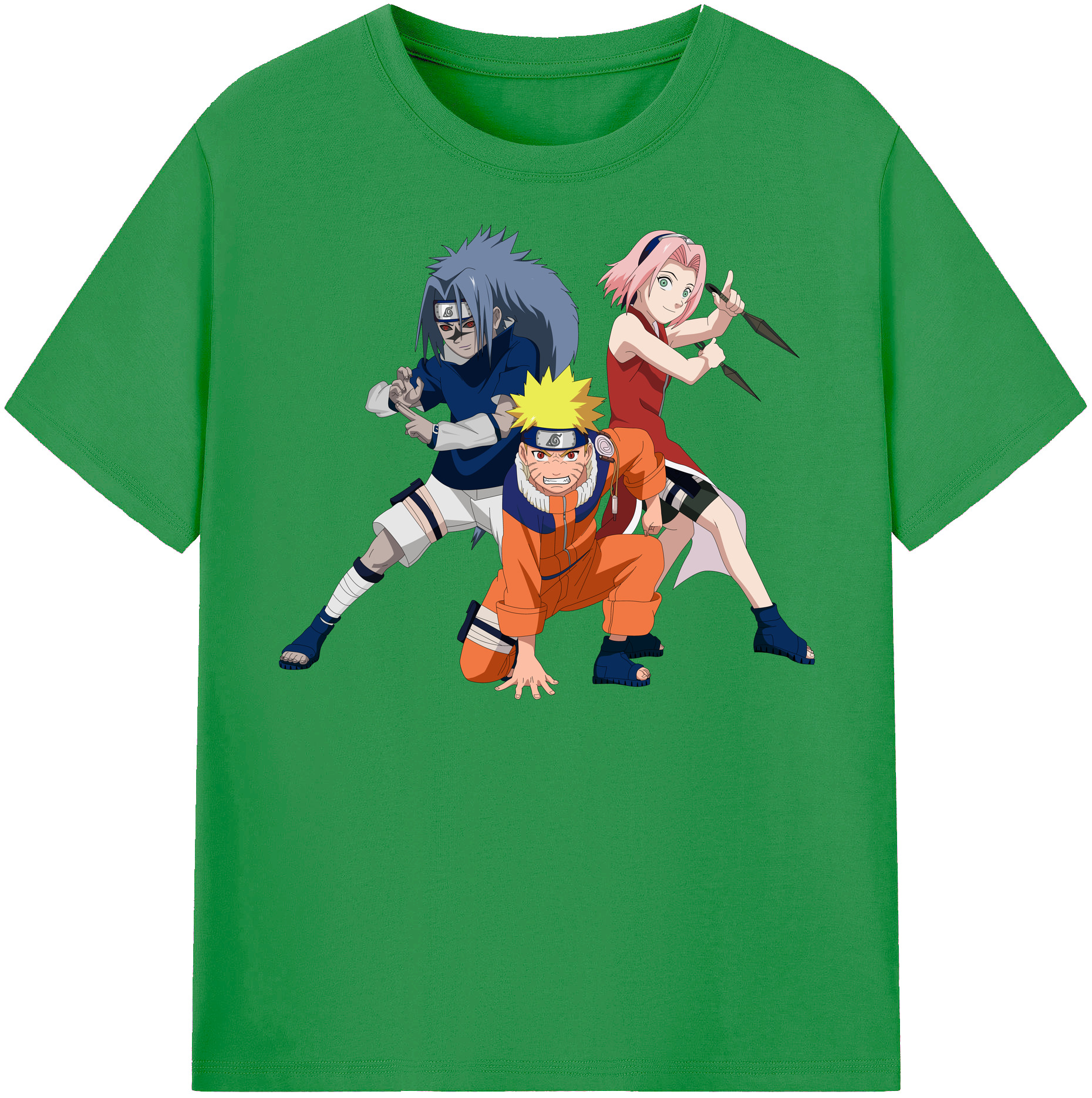 （画像用） NARUTO -ナルト- うずまき ナルト Uzumaki Naruto レディースカジュアルプリントTシャツ（綿100％）