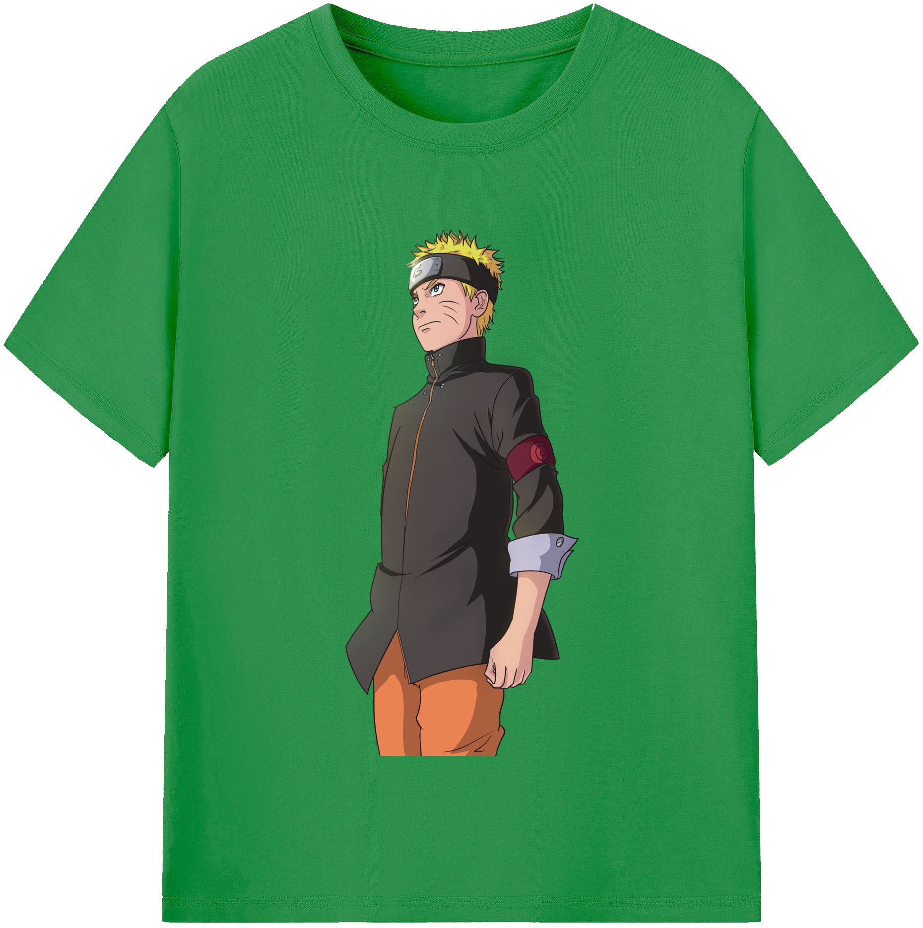 （画像用） NARUTO -ナルト- うずまき ナルト Uzumaki Naruto レディースカジュアルプリントTシャツ（綿100％）