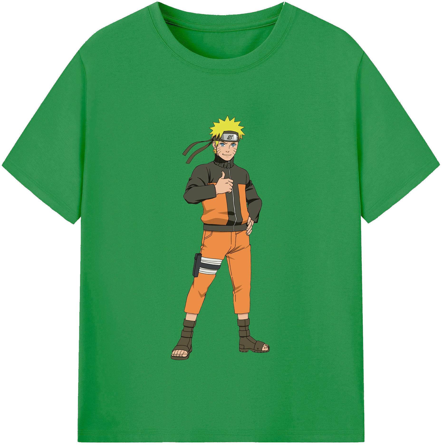 （画像用） NARUTO -ナルト- うずまき ナルト Uzumaki Naruto レディースカジュアルプリントTシャツ（綿100％）
