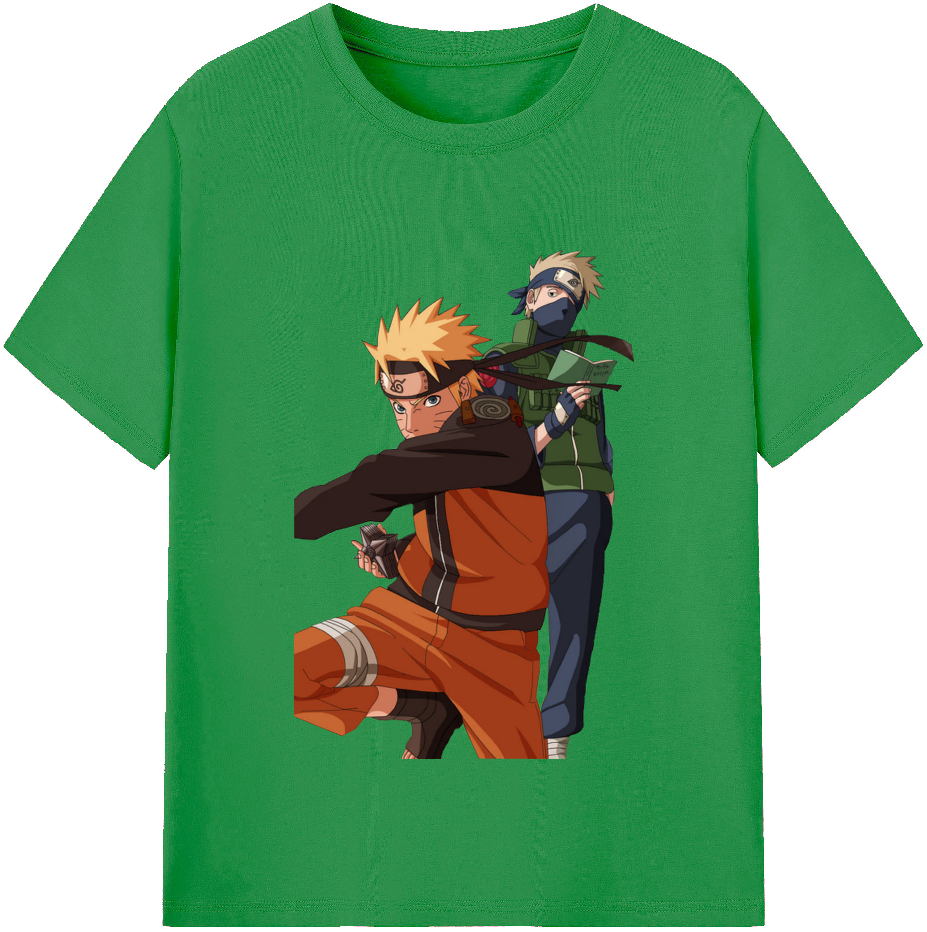 （画像用） NARUTO -ナルト- うずまき ナルト Uzumaki Naruto レディースカジュアルプリントTシャツ（綿100％）