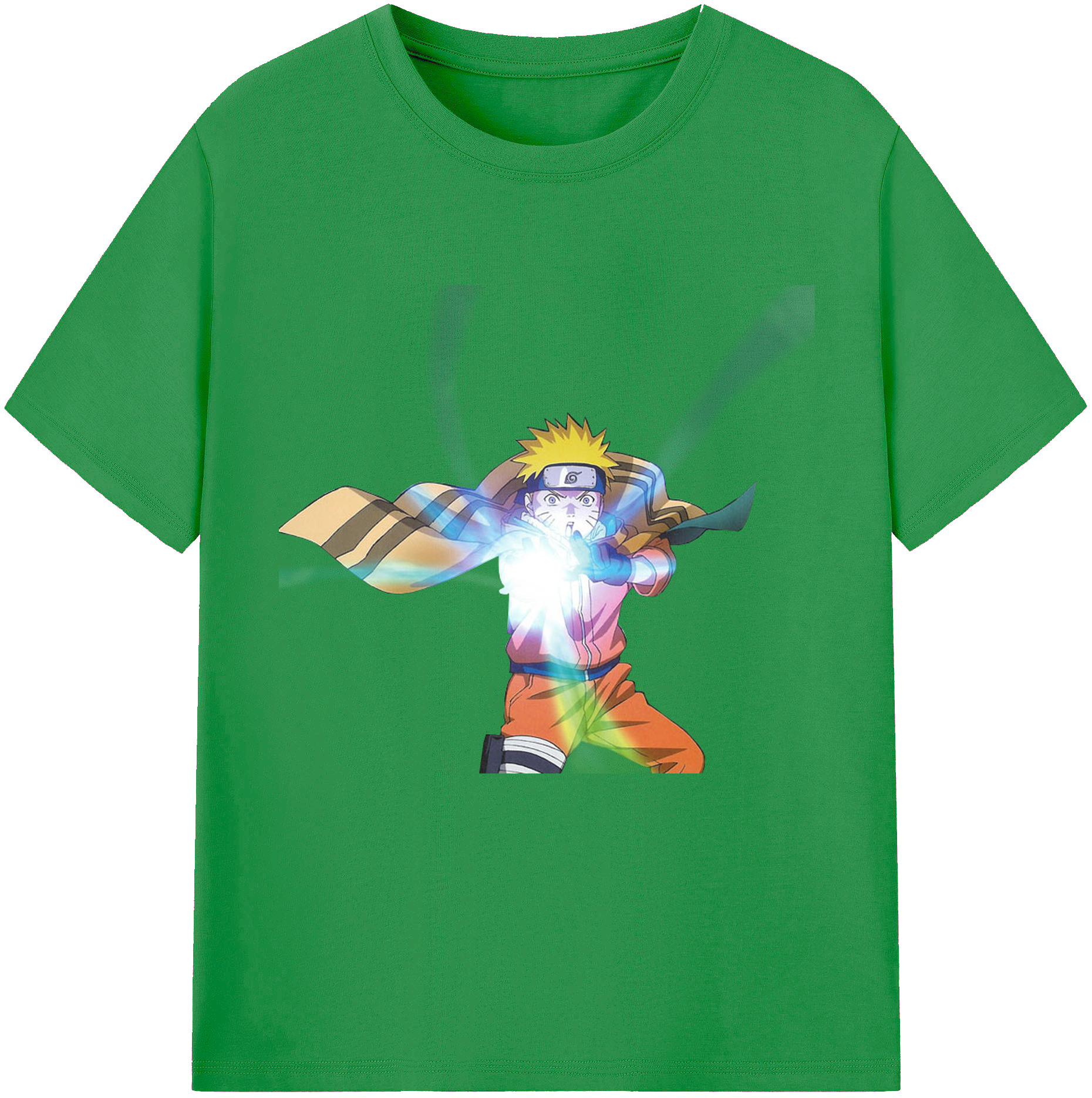 （画像用） NARUTO -ナルト- うずまき ナルト Uzumaki Naruto レディースカジュアルプリントTシャツ（綿100％）