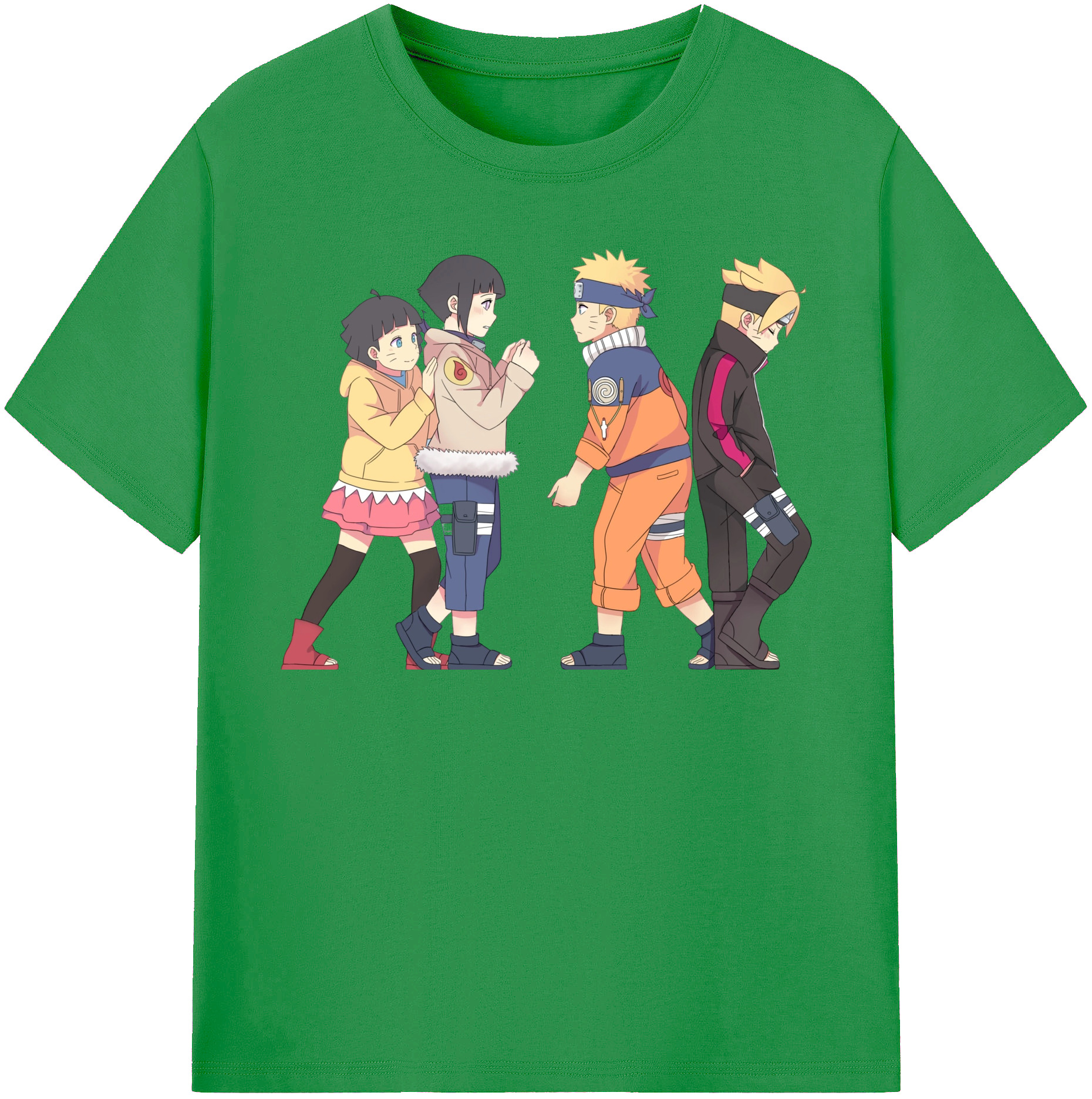 （画像用） NARUTO -ナルト- うずまき ナルト Uzumaki Naruto レディースカジュアルプリントTシャツ（綿100％）