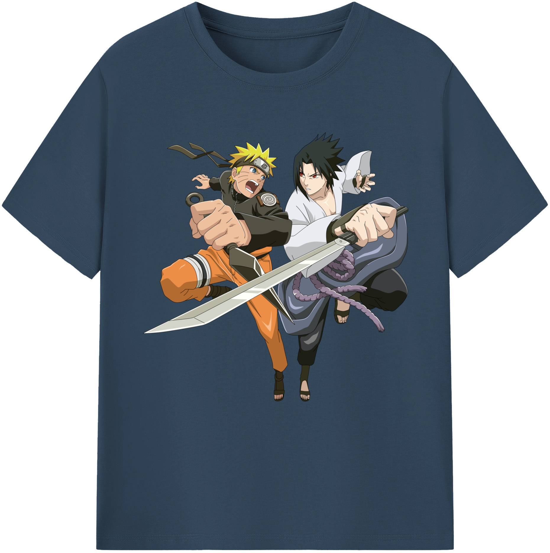 （画像用） NARUTO -ナルト- うずまき ナルト Uzumaki Naruto レディースカジュアルプリントTシャツ（綿100％）