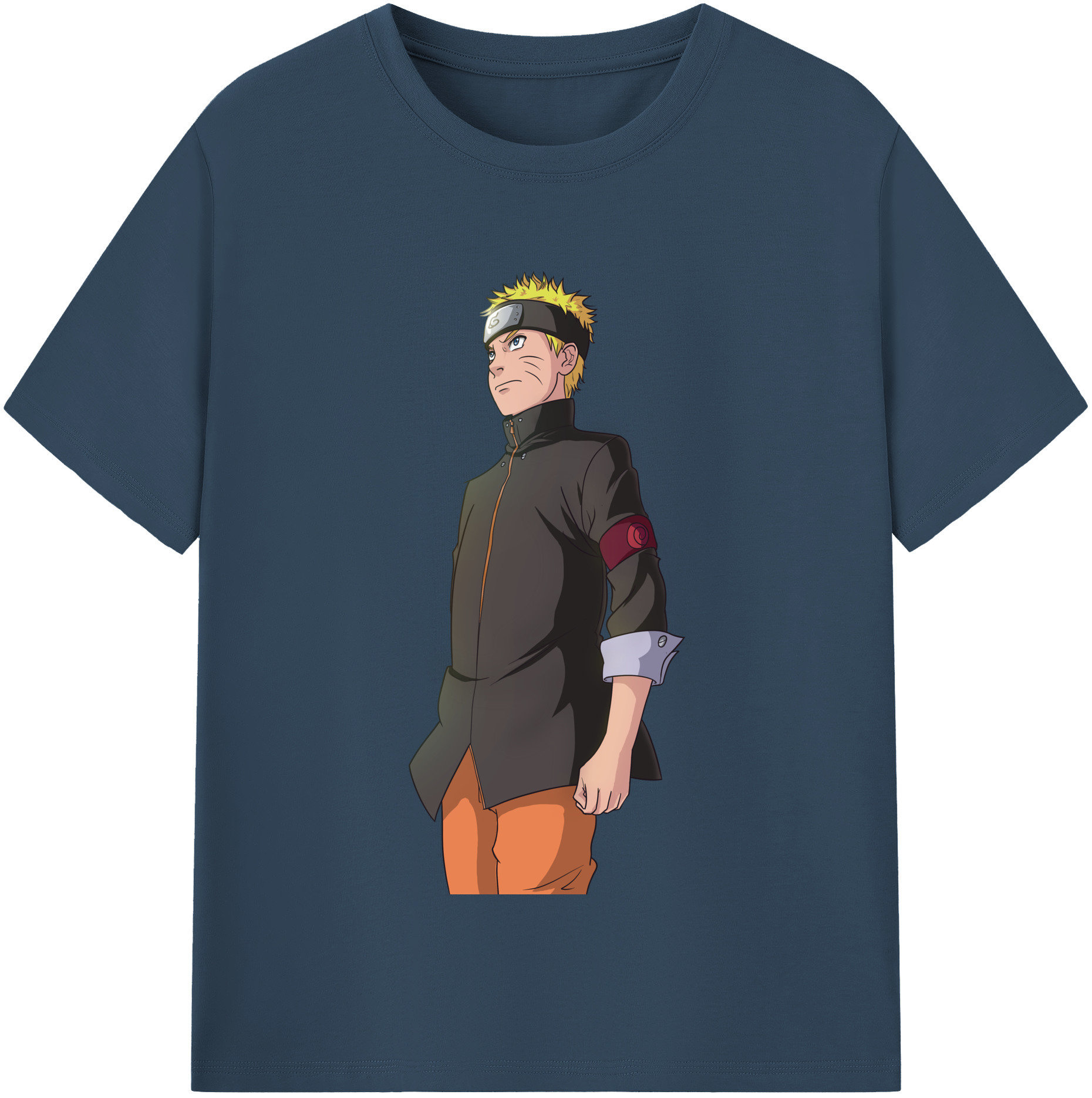 （画像用） NARUTO -ナルト- うずまき ナルト Uzumaki Naruto レディースカジュアルプリントTシャツ（綿100％）