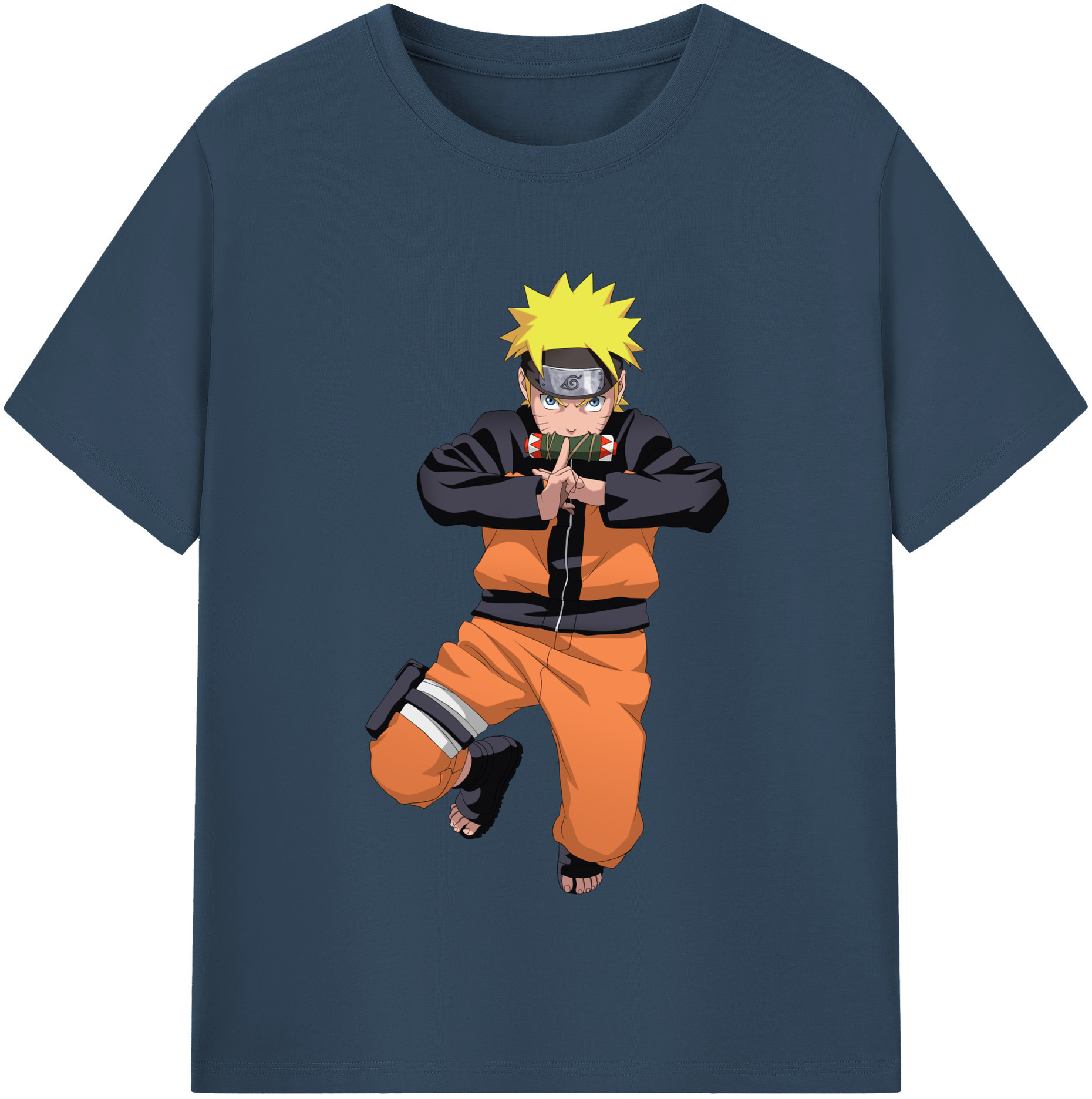 （画像用） NARUTO -ナルト- うずまき ナルト Uzumaki Naruto レディースカジュアルプリントTシャツ（綿100％）