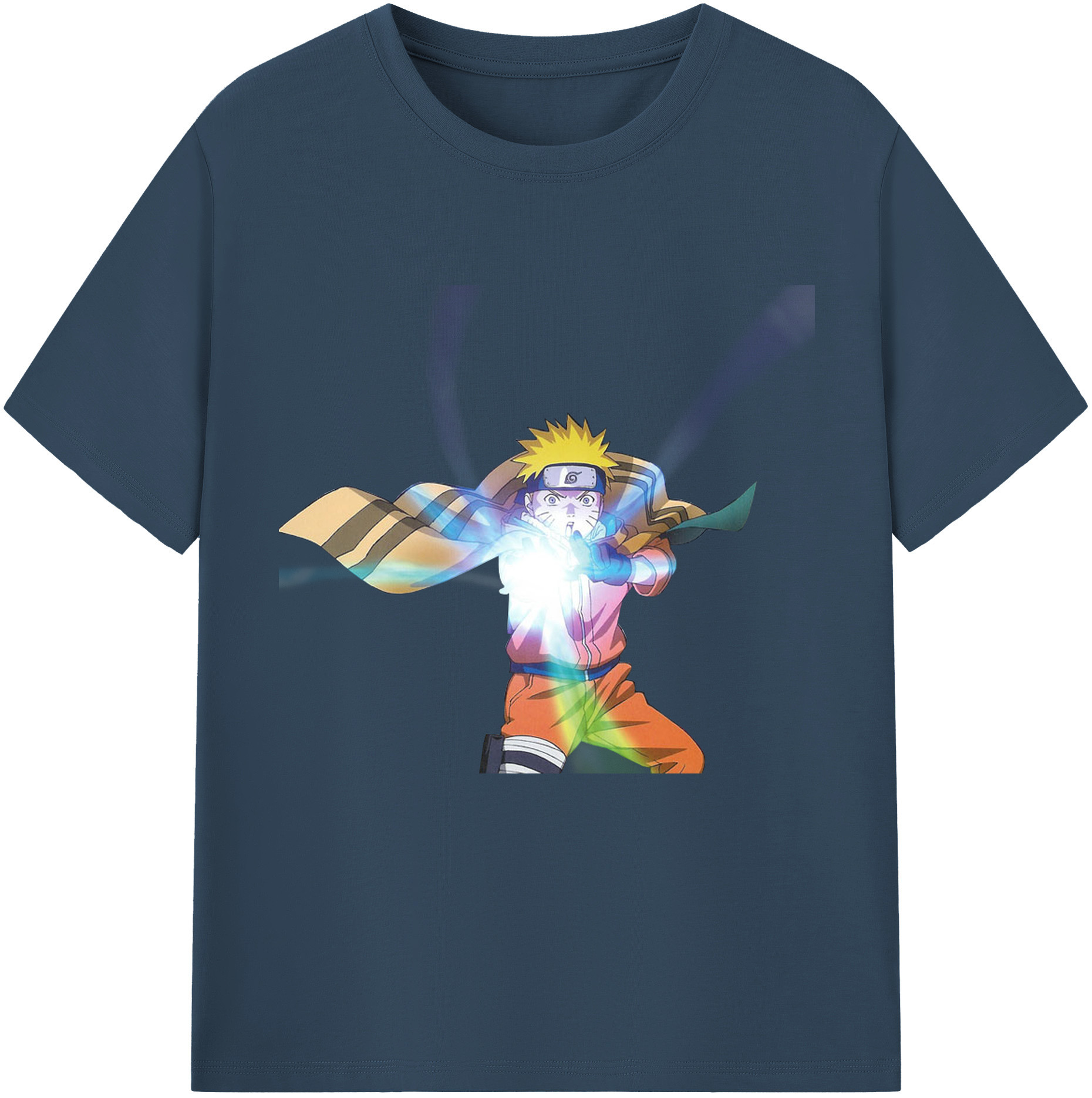（画像用） NARUTO -ナルト- うずまき ナルト Uzumaki Naruto レディースカジュアルプリントTシャツ（綿100％）
