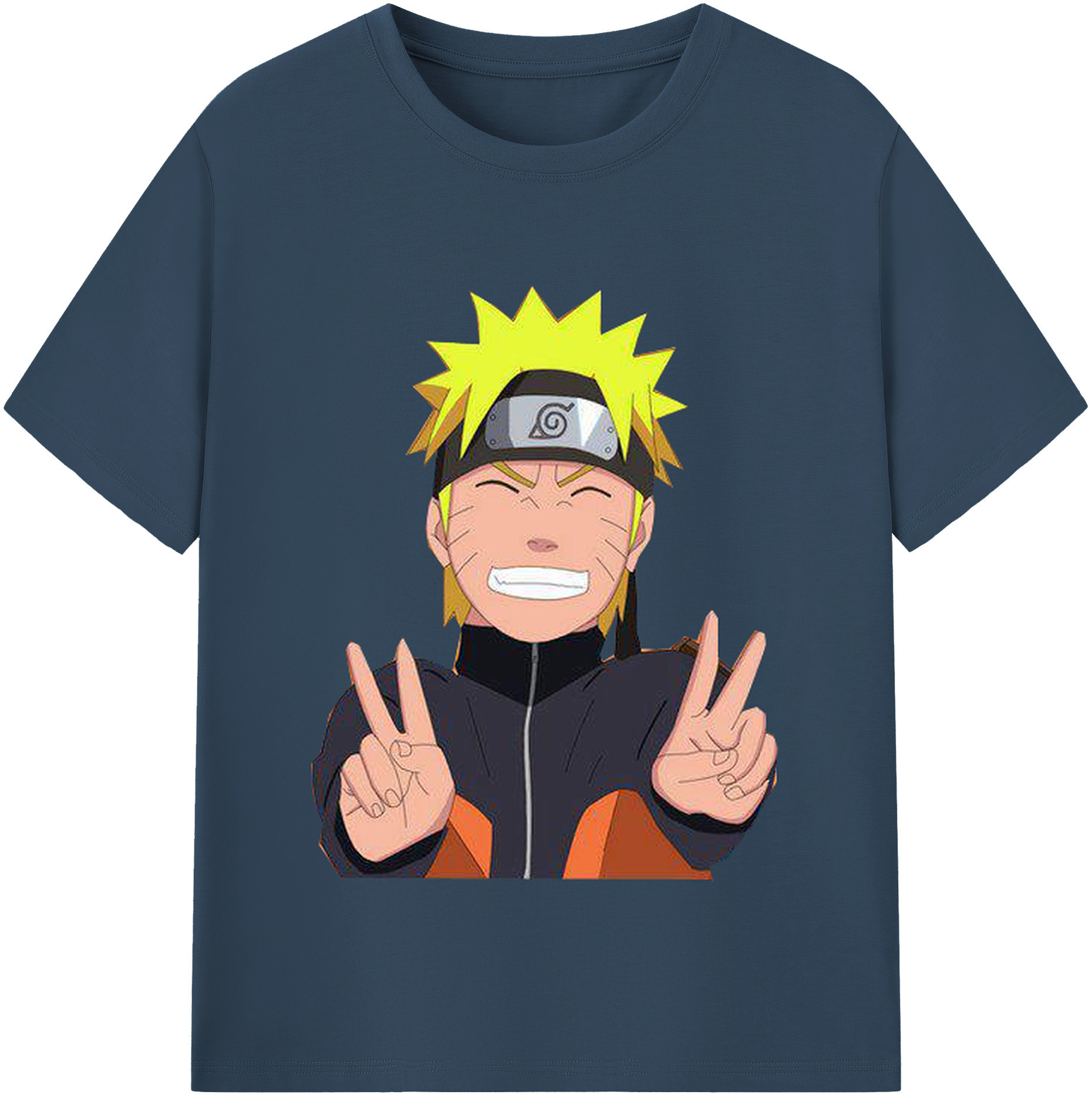 （画像用） NARUTO -ナルト- うずまき ナルト Uzumaki Naruto レディースカジュアルプリントTシャツ（綿100％）
